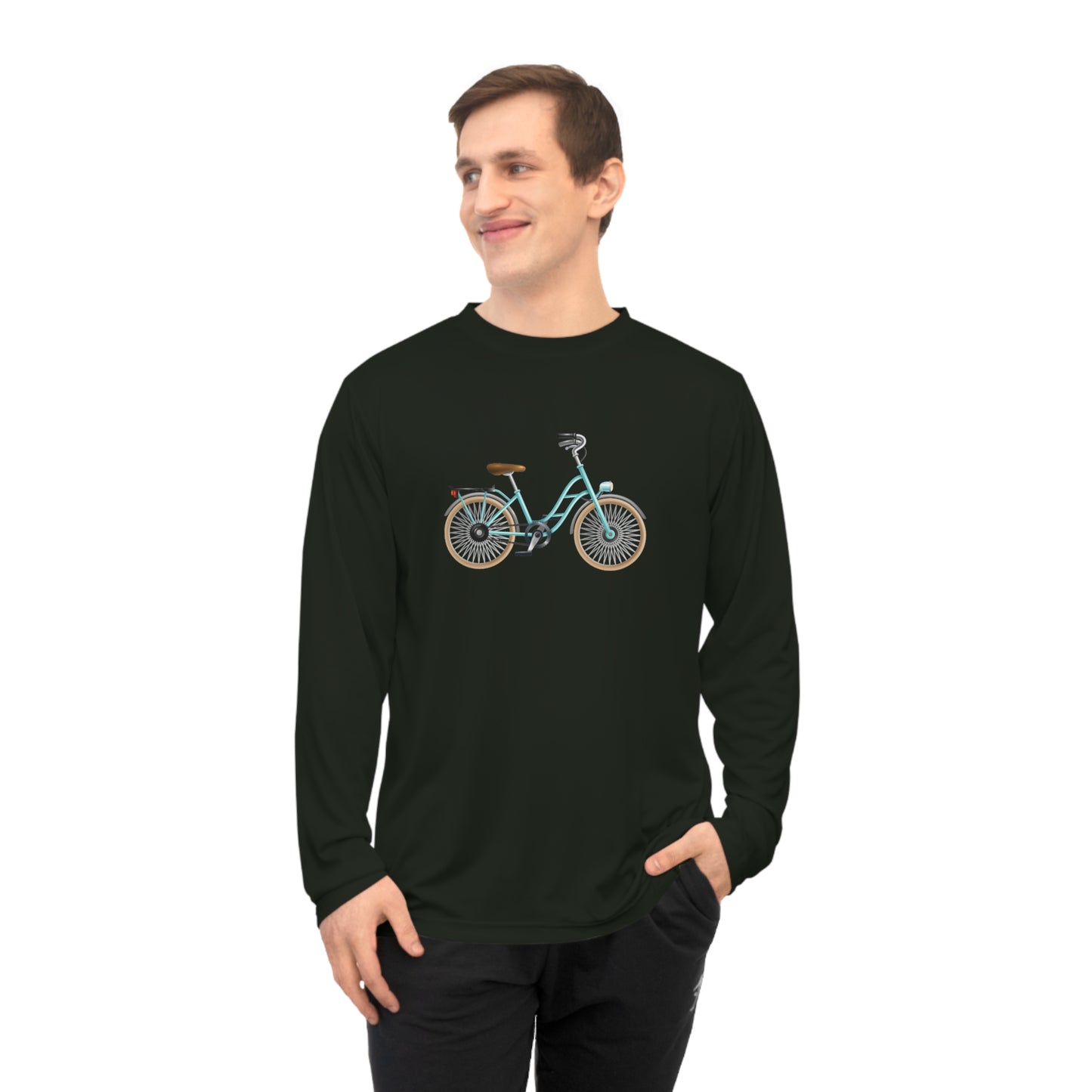 Unisex Performance Long Sleeve Shirt - Classic British Bicycle