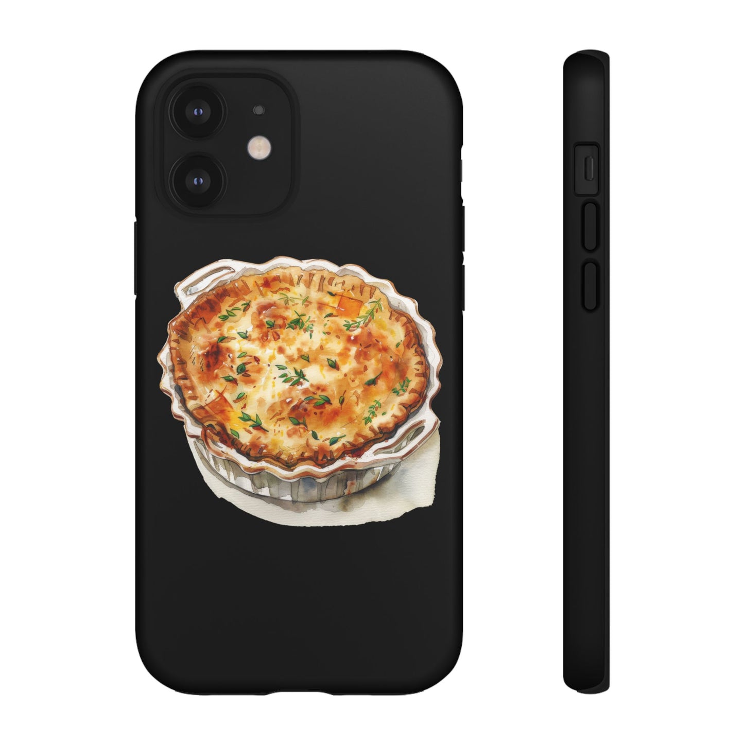 Quiche Phone Case - Funky Kitchen Decor, Foodie Gift, Chef Accessories, Culinary Art, Quirky Phone Cover