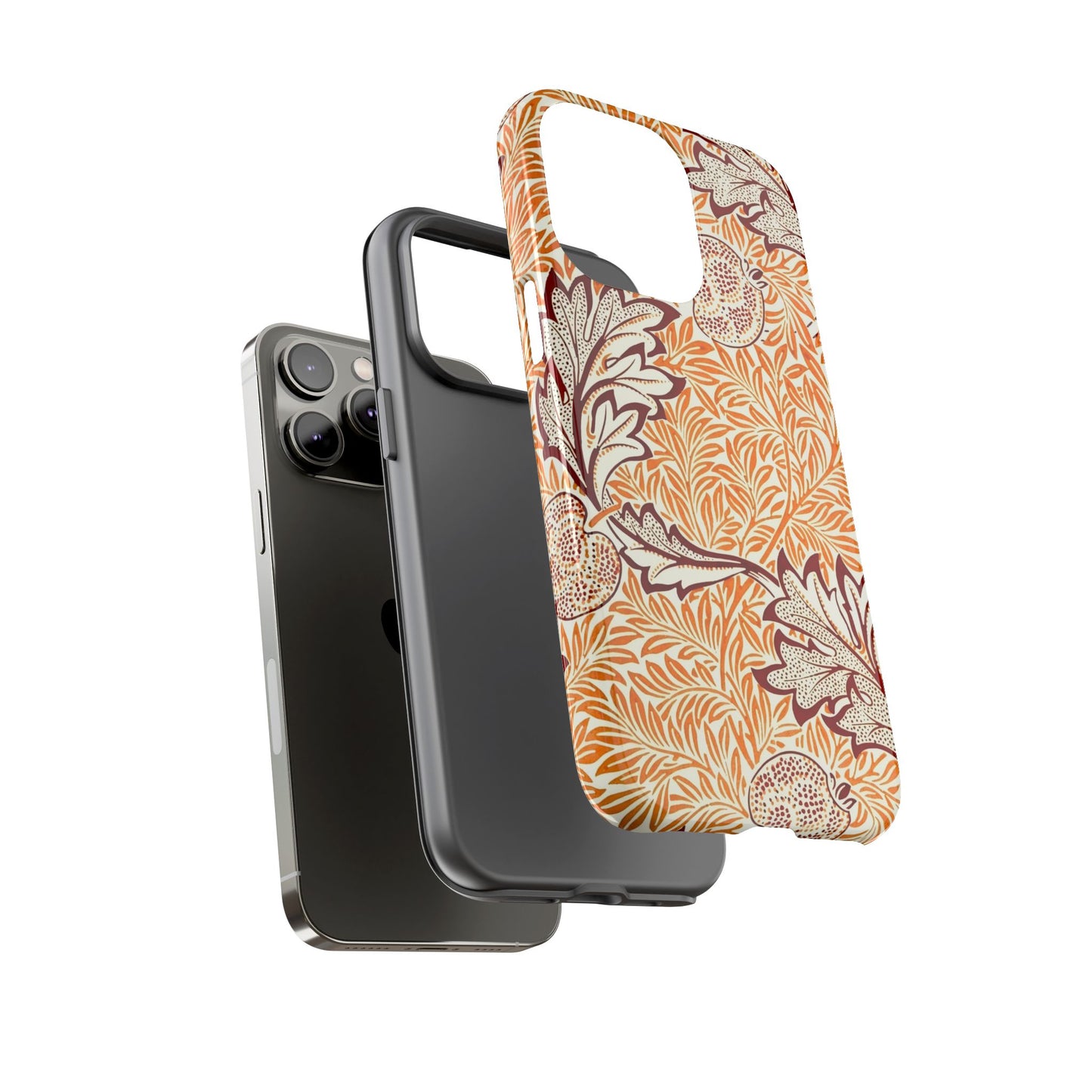 Stylish Phone Case, Tough Cases with Floral Design, Protective Cover, Gift for Her, Cute Phone Accessory