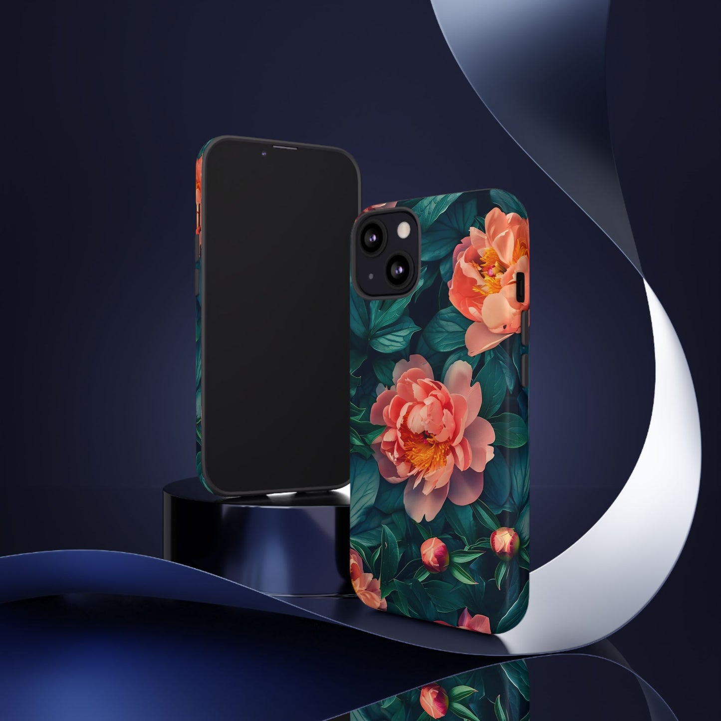Floral Phone Case - Tough Cases, Flower Design, Botanical Art, Phone Accessory, Gift for Her, Nature Lovers