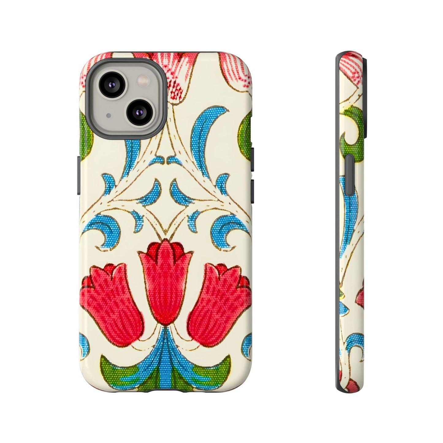 Floral Phone Case - Tough Cases | Stylish Protection, Gift for Her, Boho Phone Cover, Spring Accessory, Cute Tech