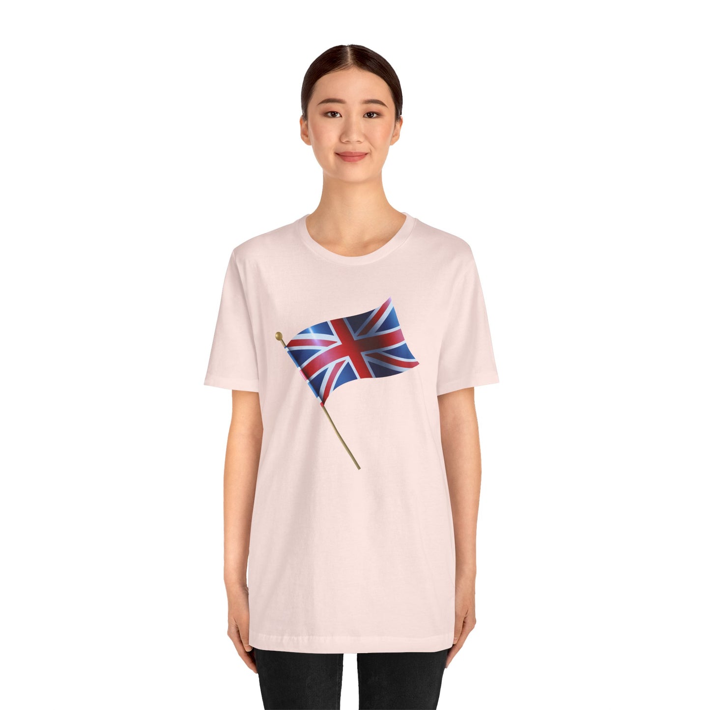 Unisex Jersey Short Sleeve Tee - Classic UK Flag Design - Union Jack Symbol