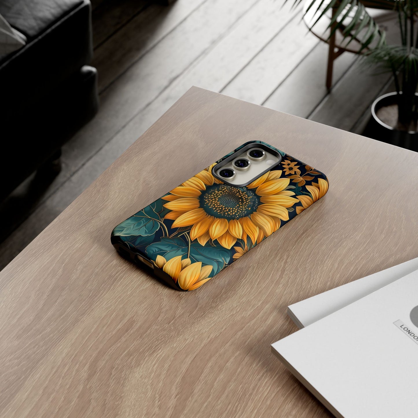 Sunflower Phone Case - Bright Floral Design, Stylish Tough Cover for Sunflower Lovers, Gift for Plant Enthusiasts, Mom Gift, Nature Lovers