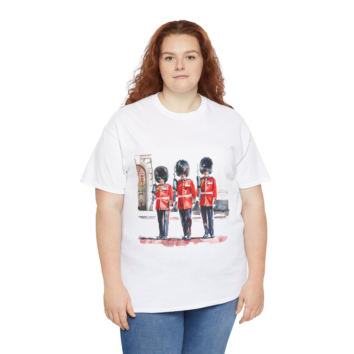 Unisex Heavy Cotton Tee - Cornish Courage - Red Jackets of Bodmin