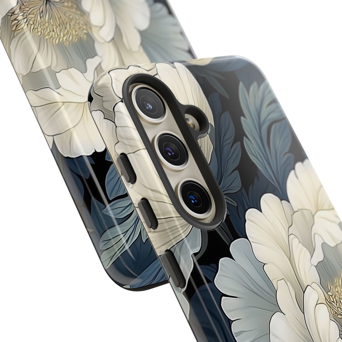 Floral Phone Case - Elegant Tough Cases for Nature Lovers, Stylish Protective Cover for Gifts, Birthdays, Mom's Day, Floral Design