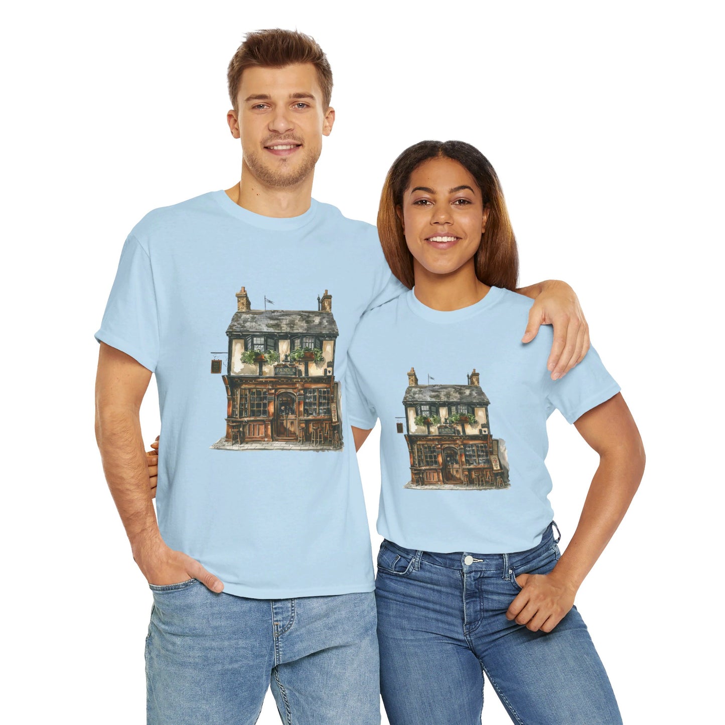 Vintage British House - Classy Unisex Heavy Cotton T-Shirt