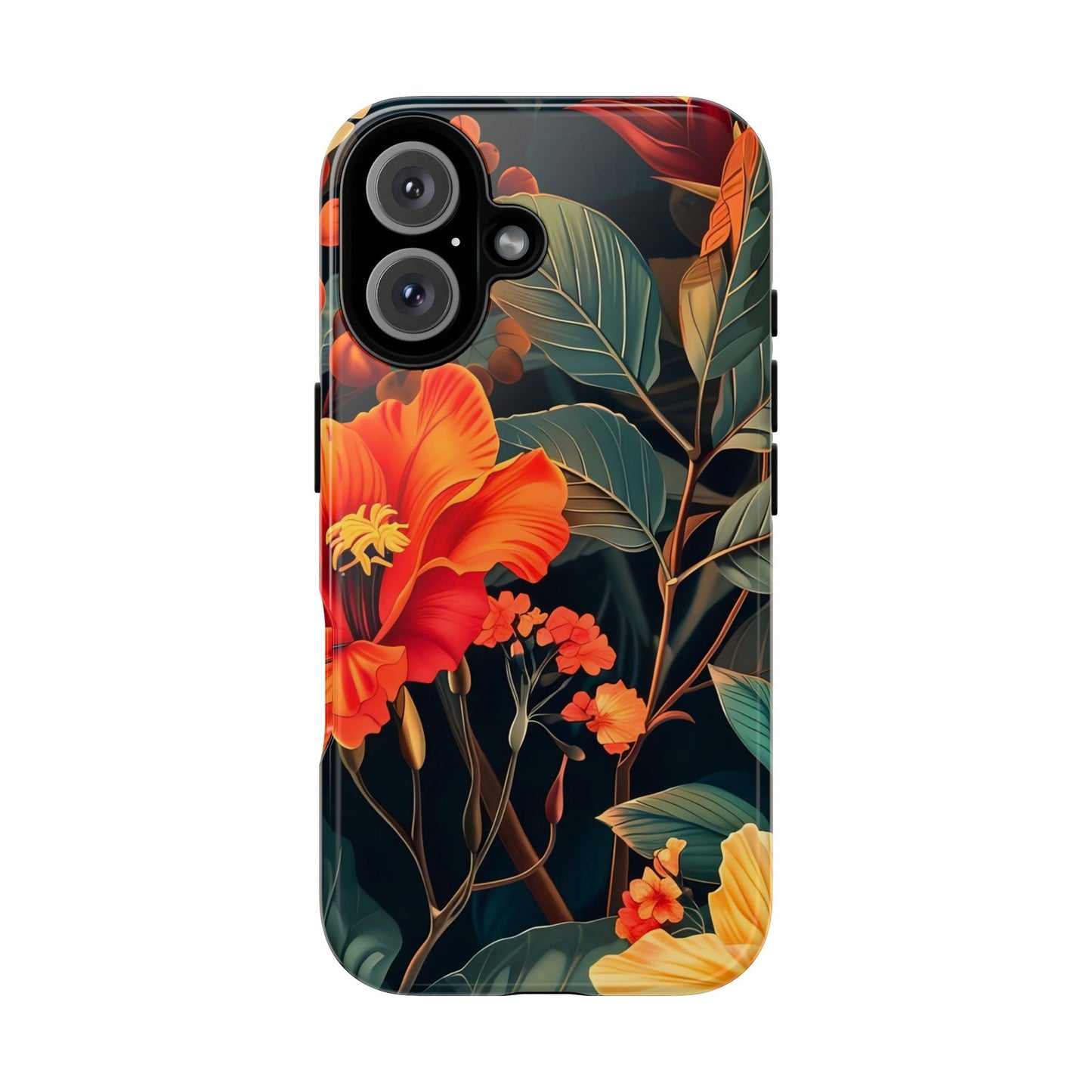 Colorful Floral Phone Case, Tough Cases, Vibrant Smartphone Cover, Gift for Nature Lovers, Summer Vibes, Unique Phone Accessory