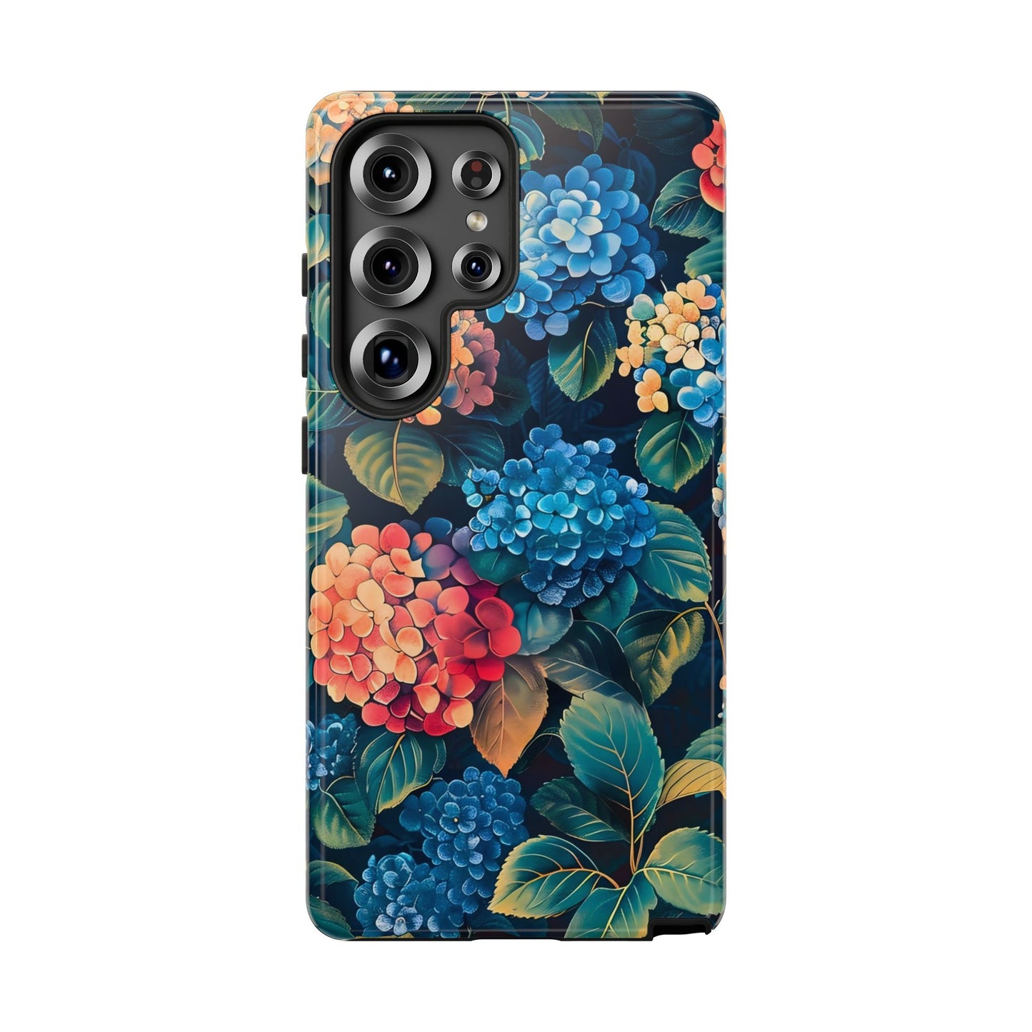 Floral Phone Case, Stylish Tough Case for Gardener Gift, Flower Lover Accessory, Pretty Floral Design, Protective Case
