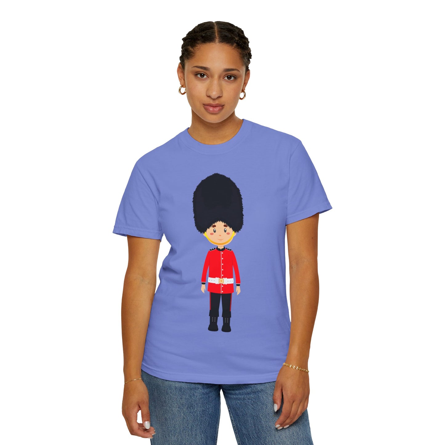 Unisex Garment-Dyed T-shirt - Cornwall’s Pride - Red Jacket at the Army Museum