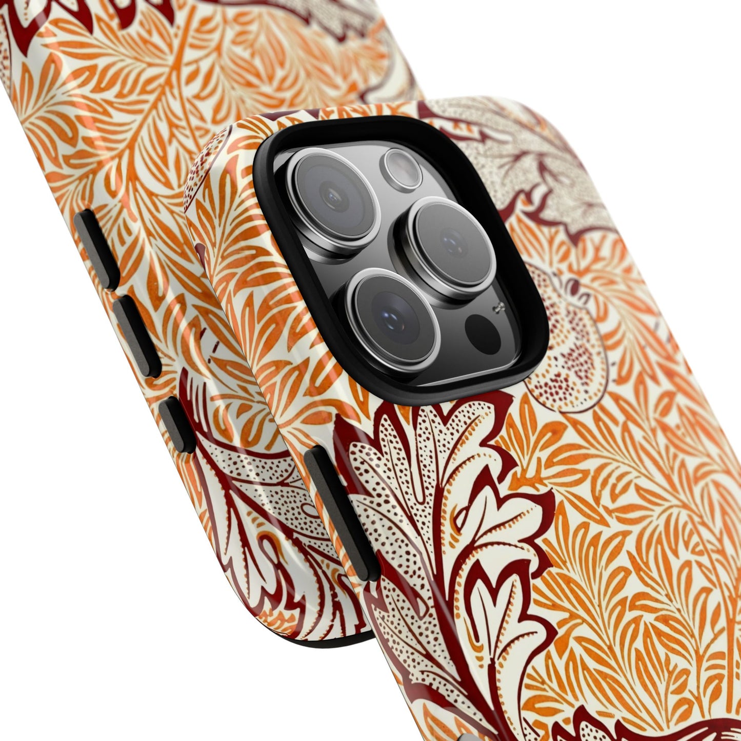 Stylish Phone Case, Tough Cases with Floral Design, Protective Cover, Gift for Her, Cute Phone Accessory