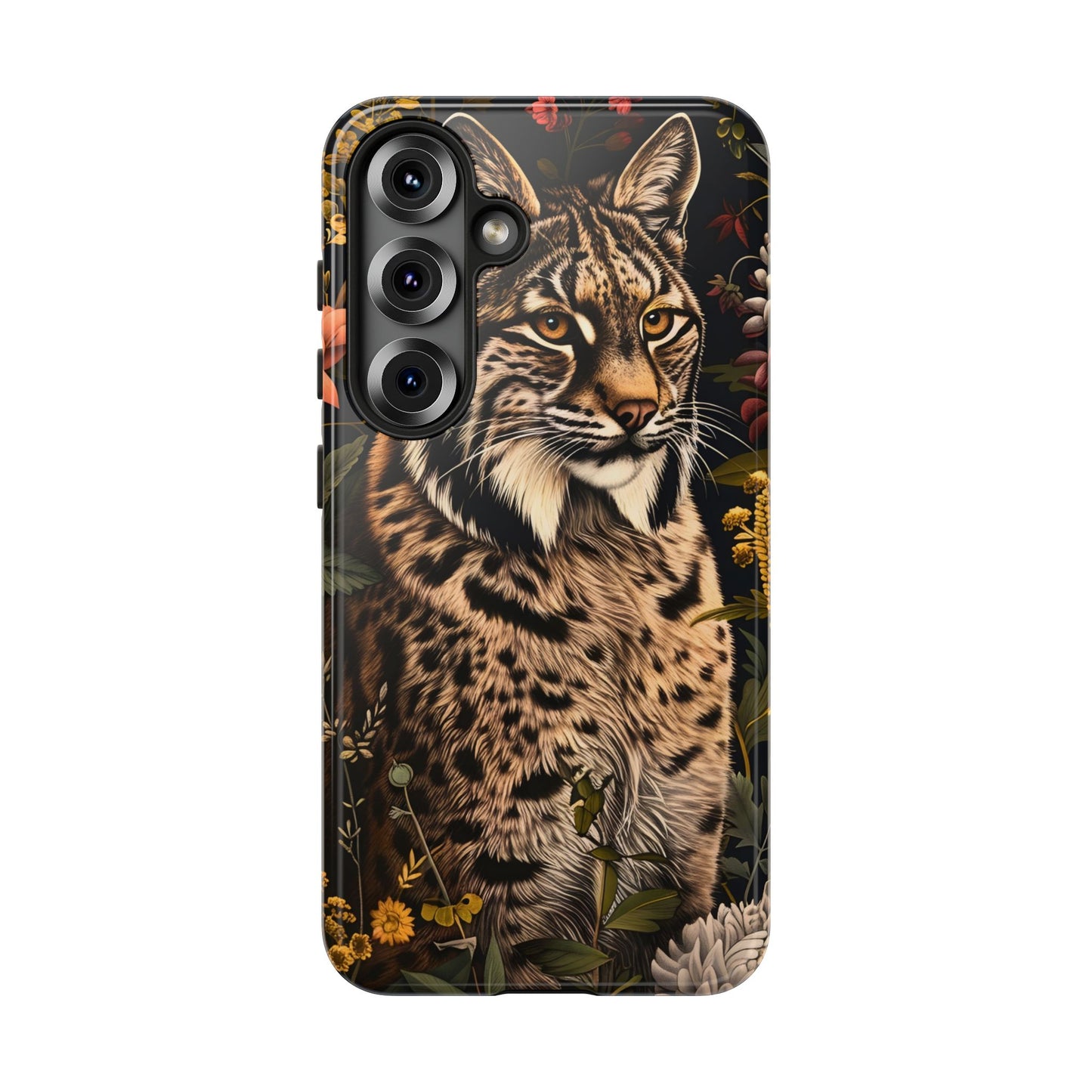 Wildlife Phone Case with Lynx Design, Tough Cases, Animal Lovers Gift, Nature Inspired Accessories, Unique Tech Protection
