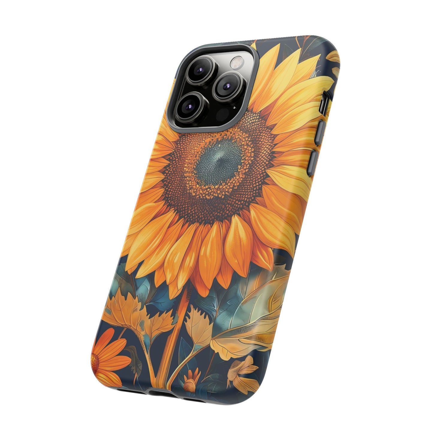 Sunflower Phone Case - Floral Design for Nature Lovers, Cute Spring Accessory, Gift for Her, Eco-Friendly Cover