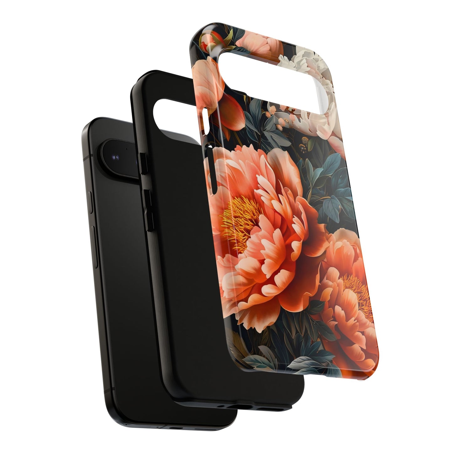 Floral Phone Case - Tough Cases, Durable Cover, Flower Design, Unique Gift, Phone Accessories