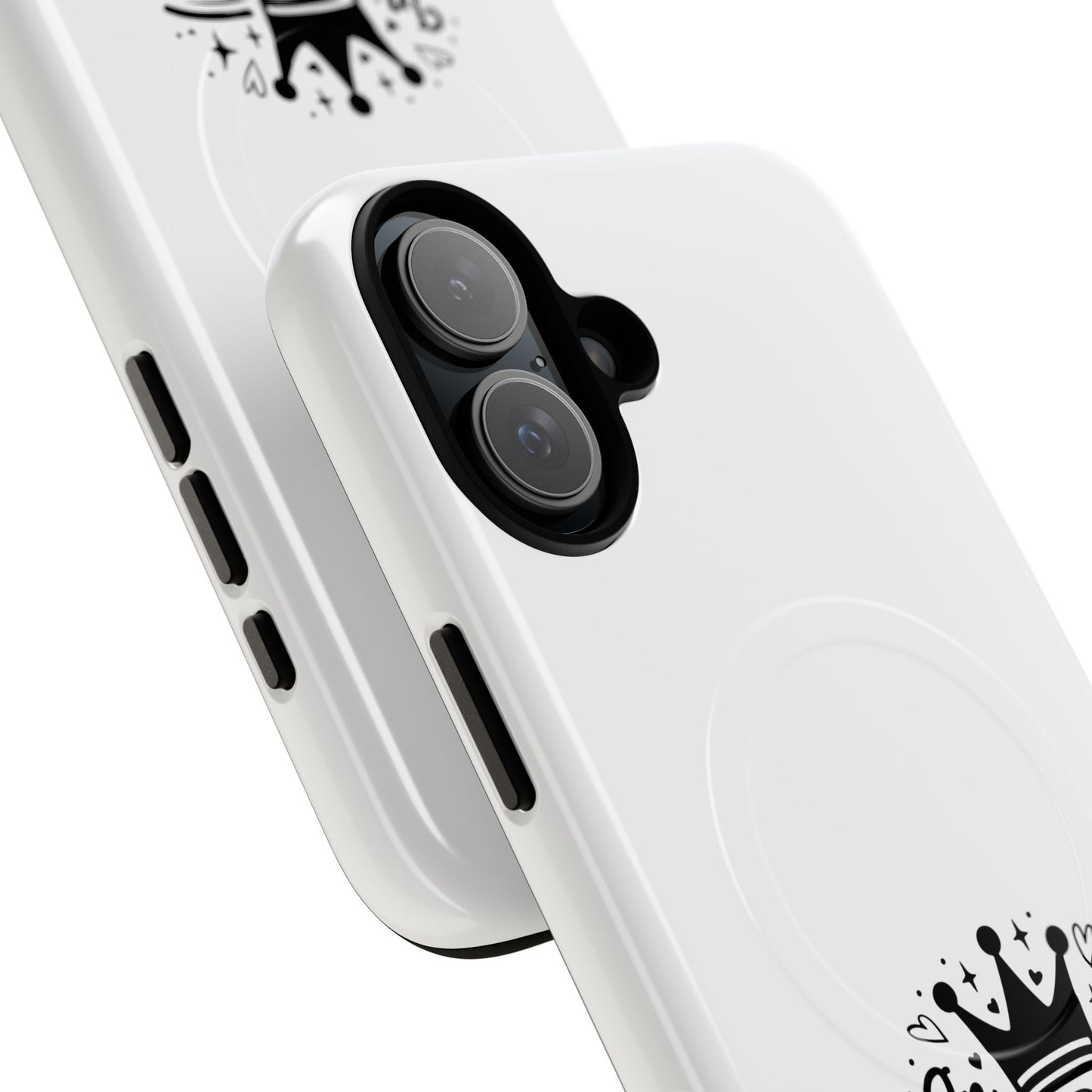 King's Neighbor Tough Magnetic Phone Case, London Style Case, Durable Phone Cover, Gift for Travelers, Black White Phone Accessory