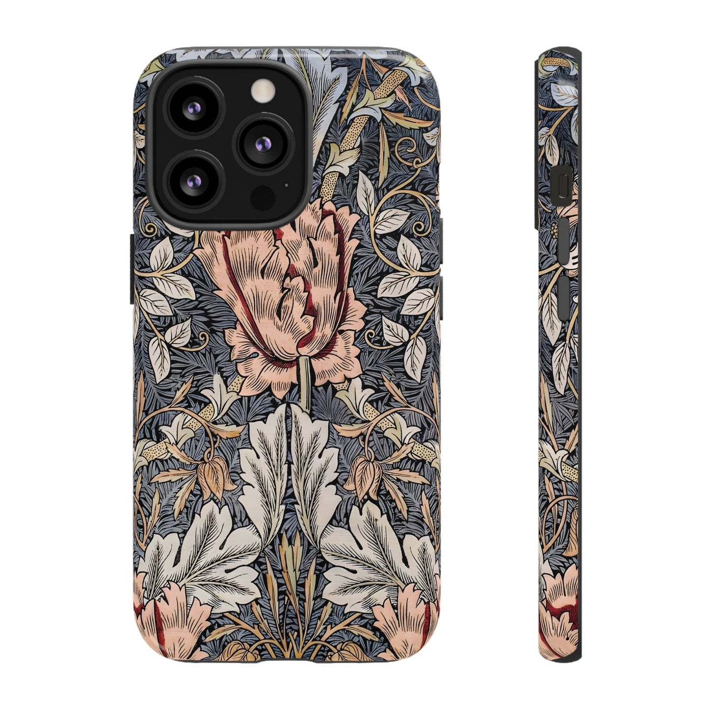 Floral Phone Case, Tough Cases for Stylish Protection, Flower Design, Gift for Her, Phone Accessories, Trendy Mobile Covers