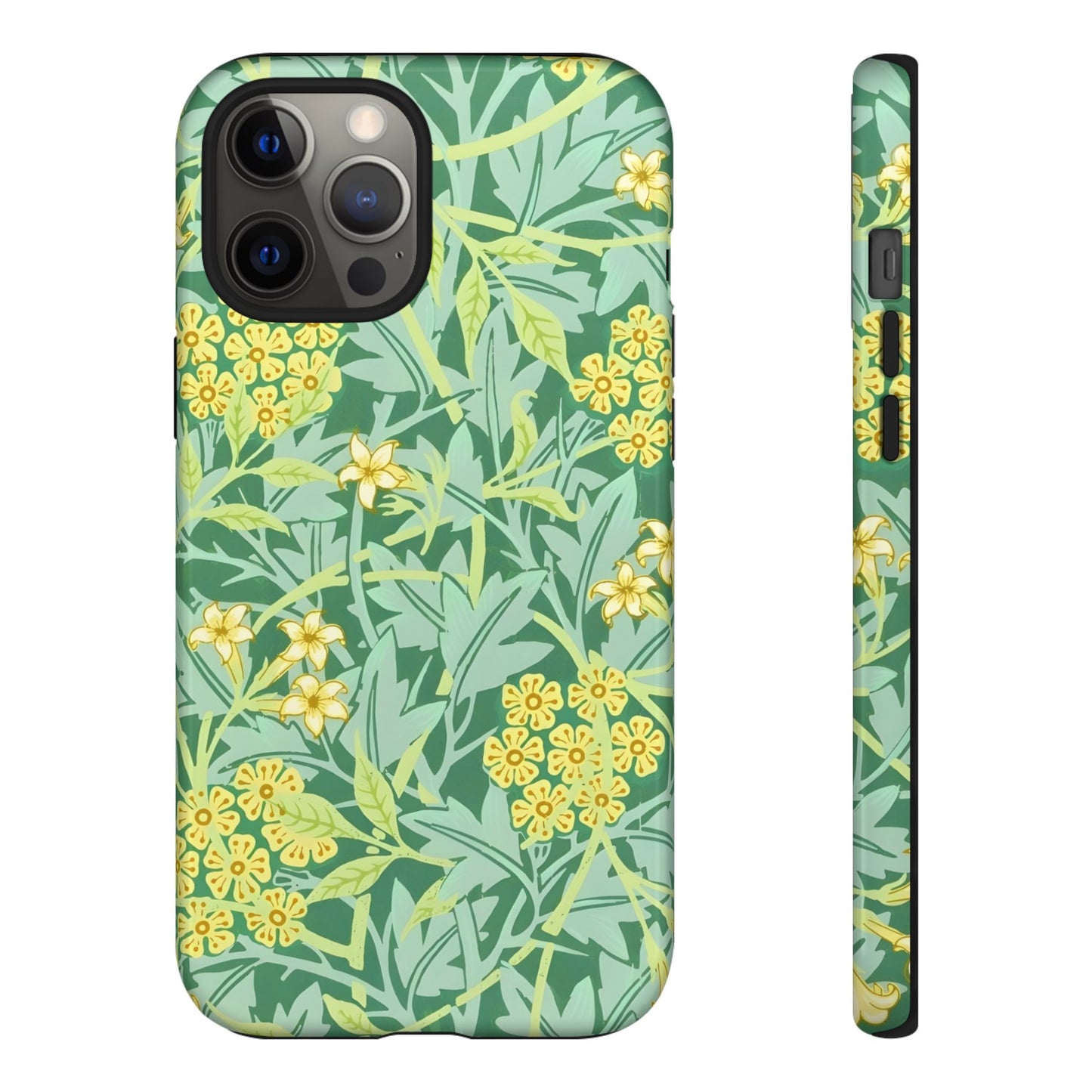 Tough Cases Organic Floral Phone Case, Stylish iPhone Cover, Eco-Friendly Gift, Nature Lover Accessory, Spring Decor, Unique Phone Protector