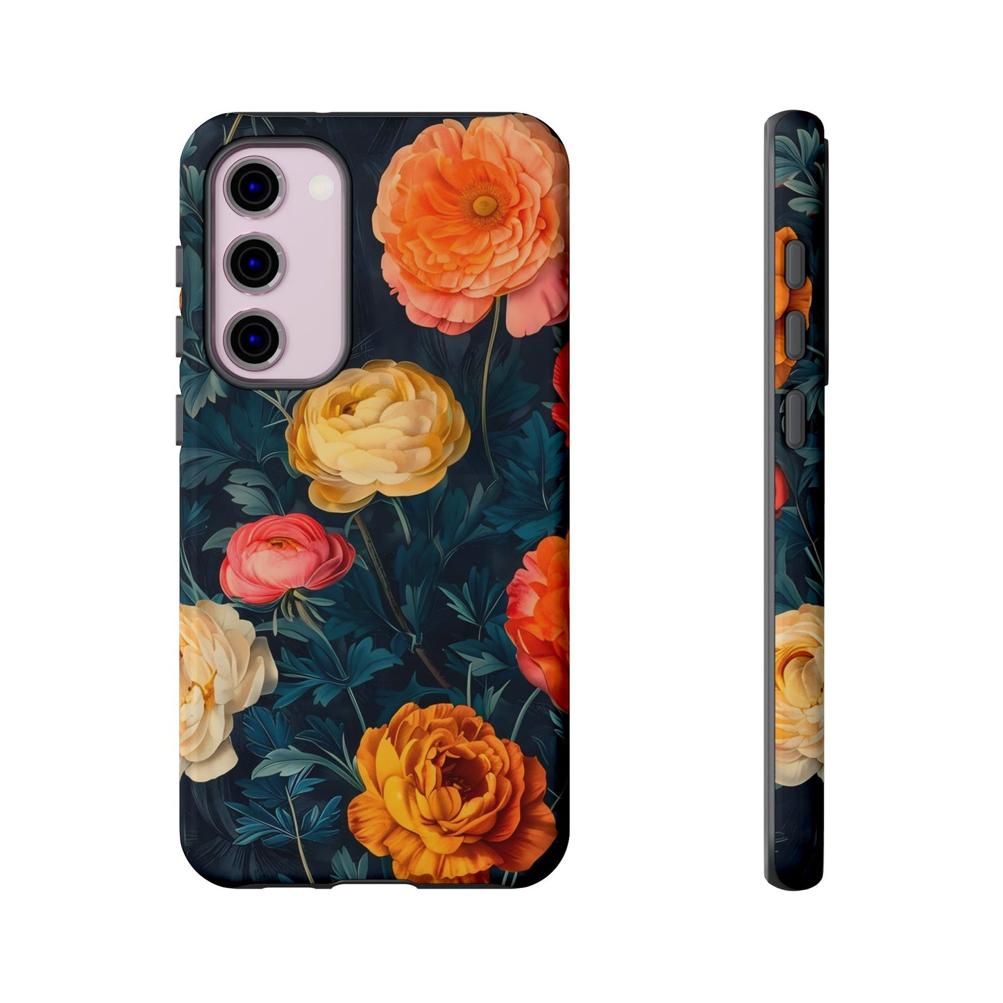 Floral Phone Case - Tough Cases, Stylish Protection, Gift for Flower Lovers, Customizable Cover, Floral Design Mobile Accessory