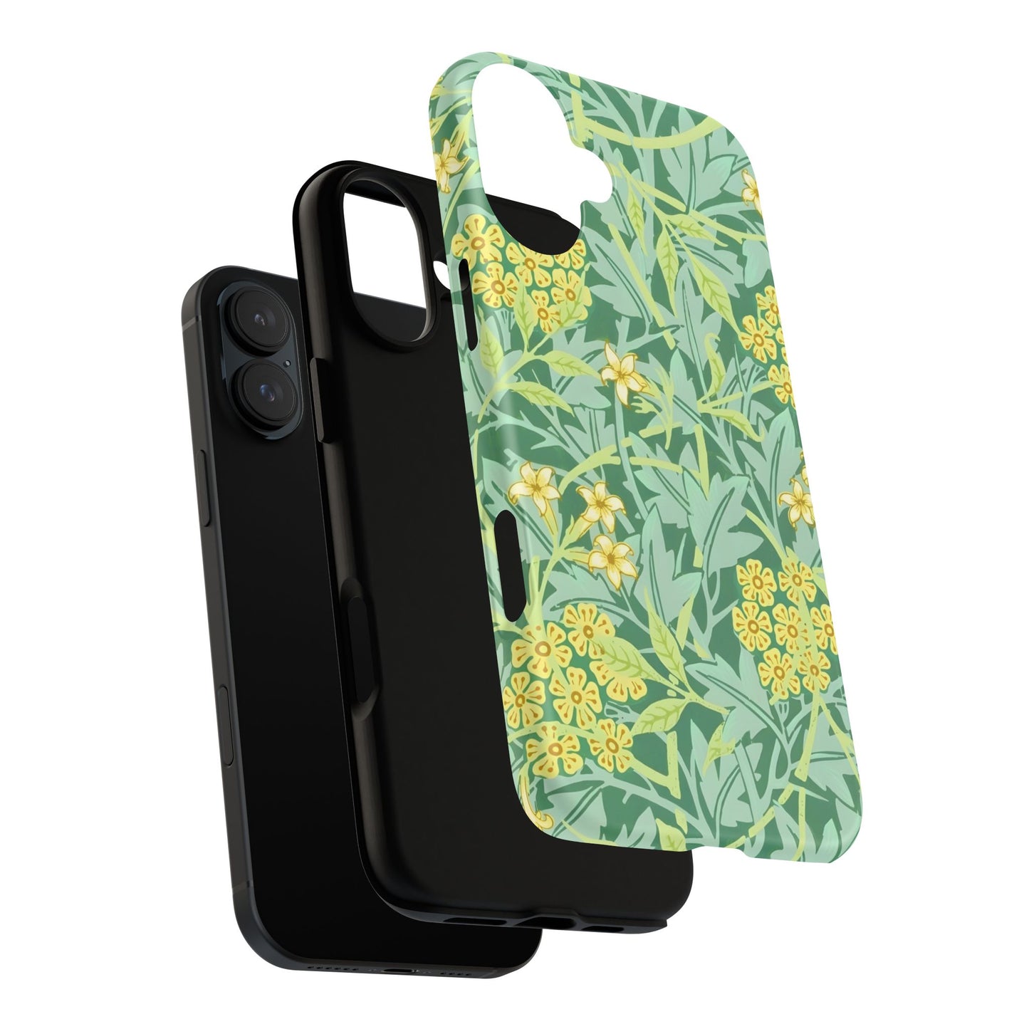 Tough Cases Organic Floral Phone Case, Stylish iPhone Cover, Eco-Friendly Gift, Nature Lover Accessory, Spring Decor, Unique Phone Protector