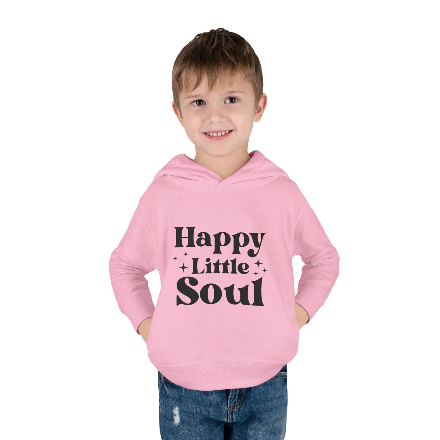 Happy Little Soul Toddler Hoodie - Cozy Fleece Pullover for Kids