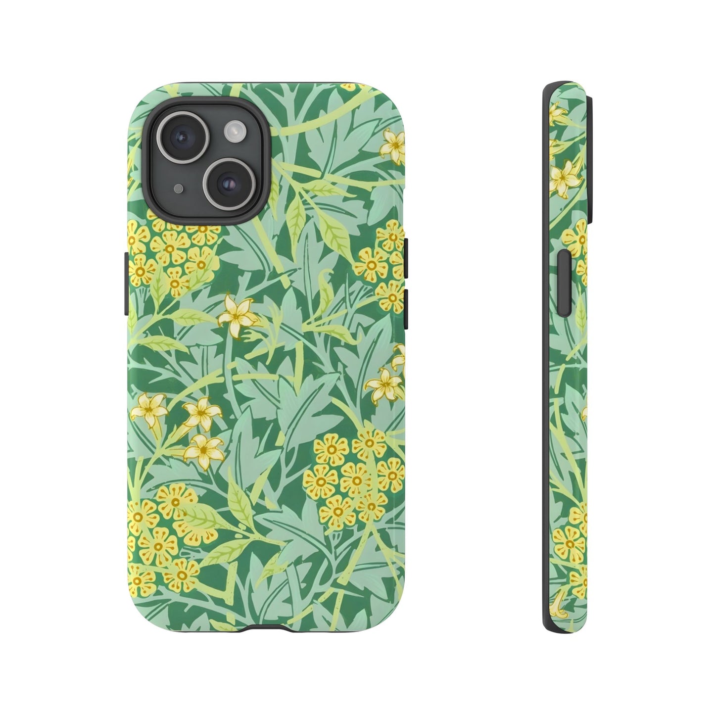 Tough Cases Organic Floral Phone Case, Stylish iPhone Cover, Eco-Friendly Gift, Nature Lover Accessory, Spring Decor, Unique Phone Protector