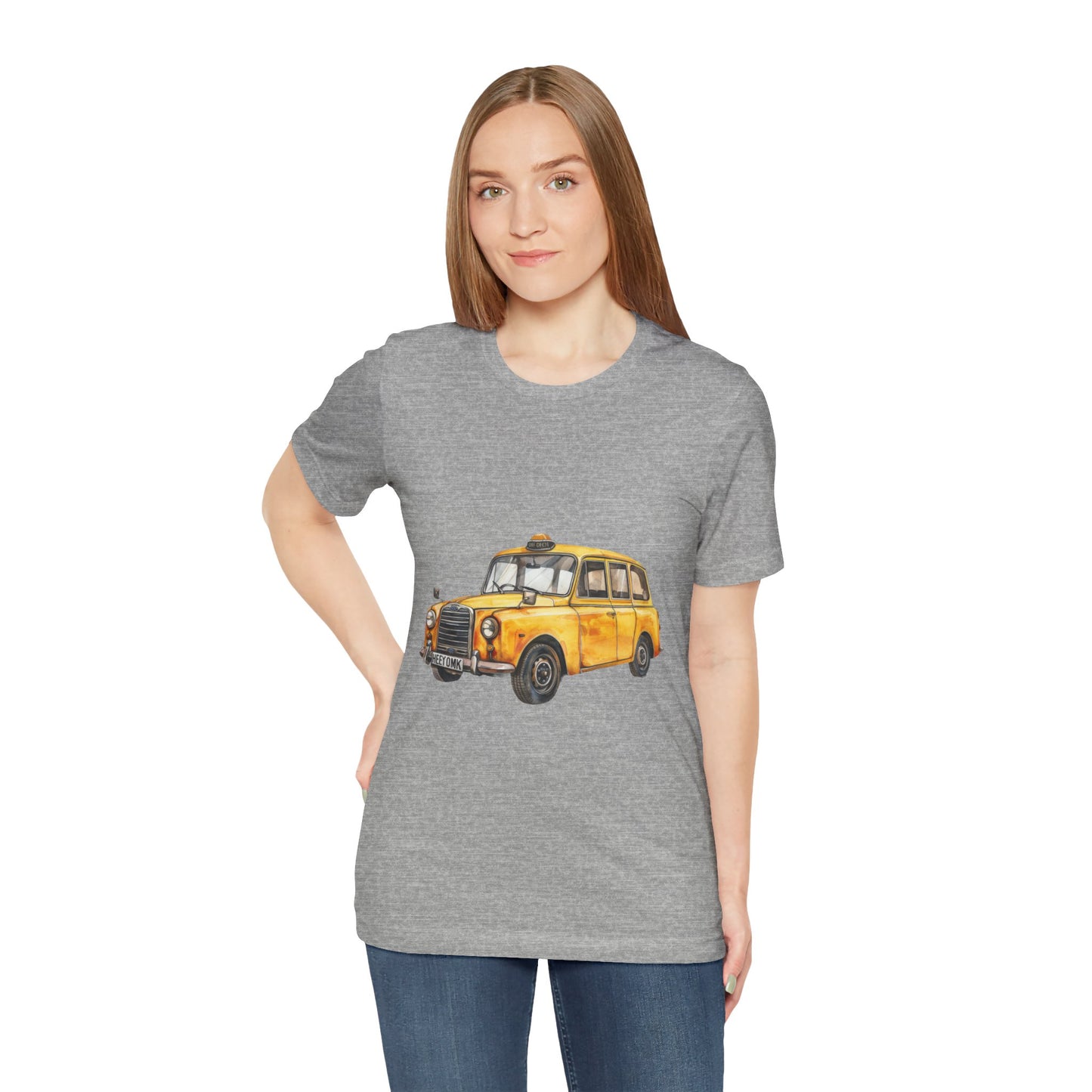 Unisex Jersey Short Sleeve Tee - Trendy British Vintage Car