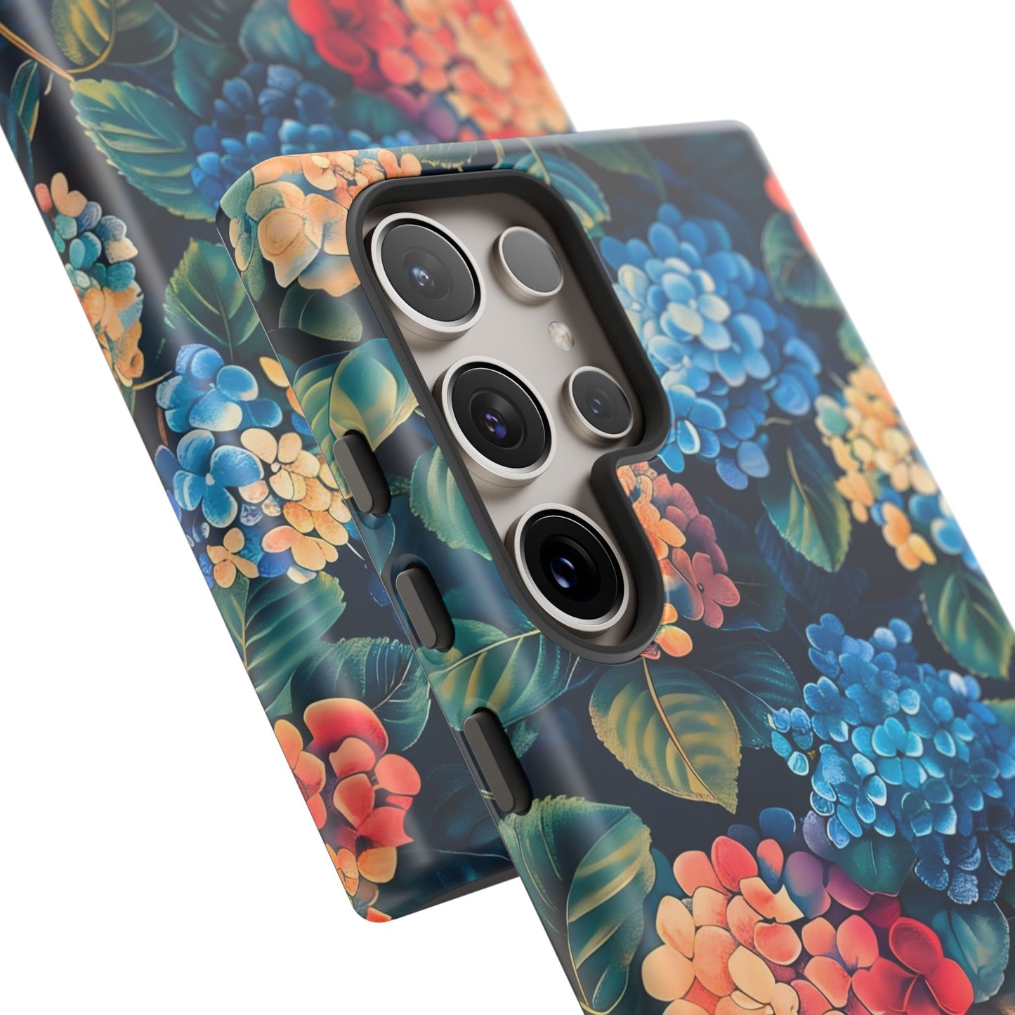 Floral Phone Case, Stylish Tough Case for Gardener Gift, Flower Lover Accessory, Pretty Floral Design, Protective Case