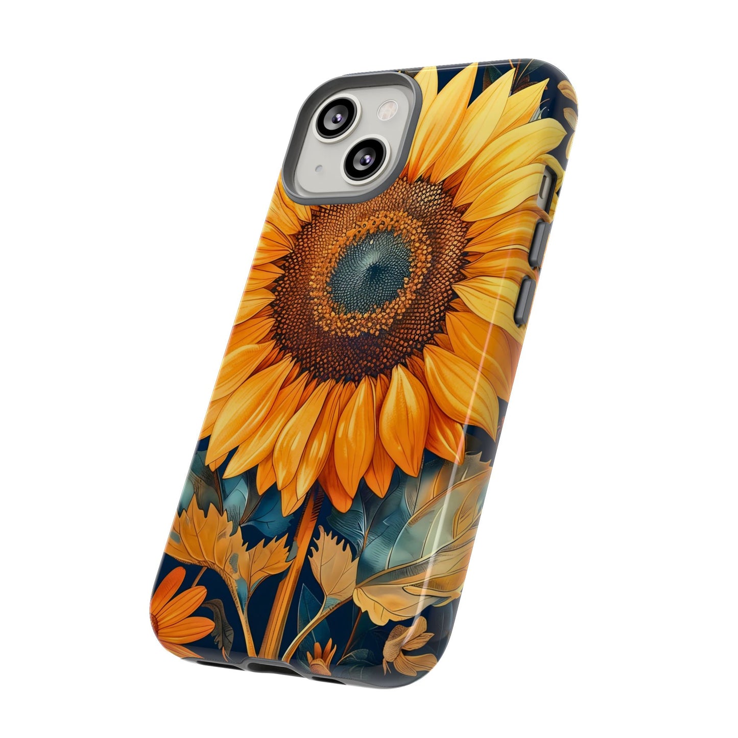 Sunflower Phone Case - Floral Design for Nature Lovers, Cute Spring Accessory, Gift for Her, Eco-Friendly Cover