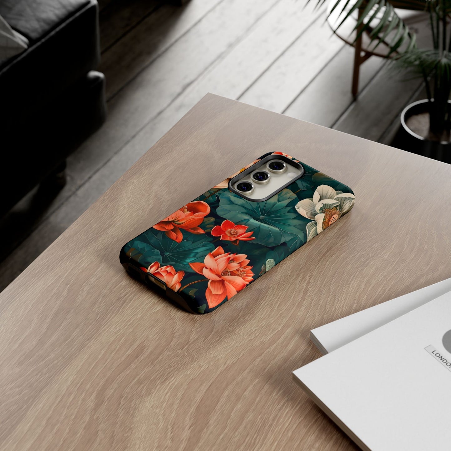Flower Phone Case, Floral Phone Cover, Tough Case for Floral Lovers, Gift for Her, Stylish Tech Accessories