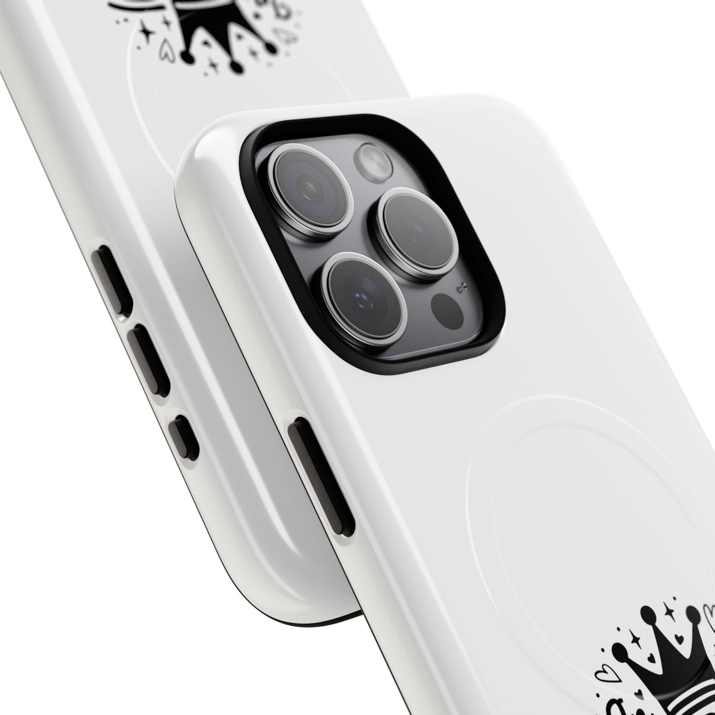 King's Neighbor Tough Magnetic Phone Case, London Style Case, Durable Phone Cover, Gift for Travelers, Black White Phone Accessory