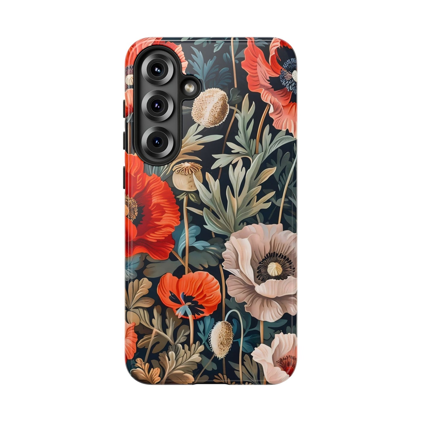 Floral Phone Case - Tough Cases, Flower Design, Chic Tech Accessories, Stylish Gifts, Unique Phone Protectors