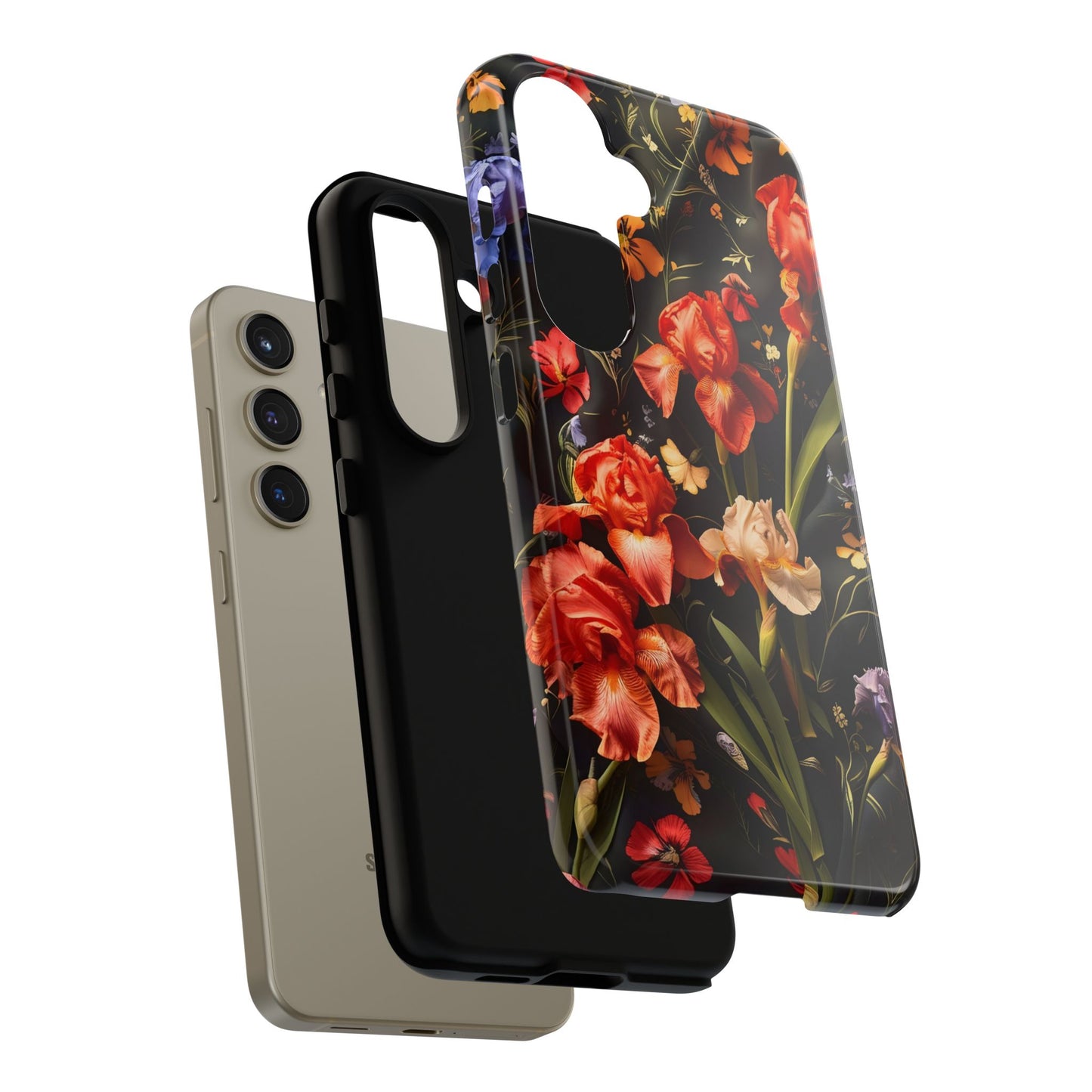 Floral Tough Case for Phone, Durable Protective Phone Cover, Gift for Flower Lovers, Phone Accessories, Spring Vibes