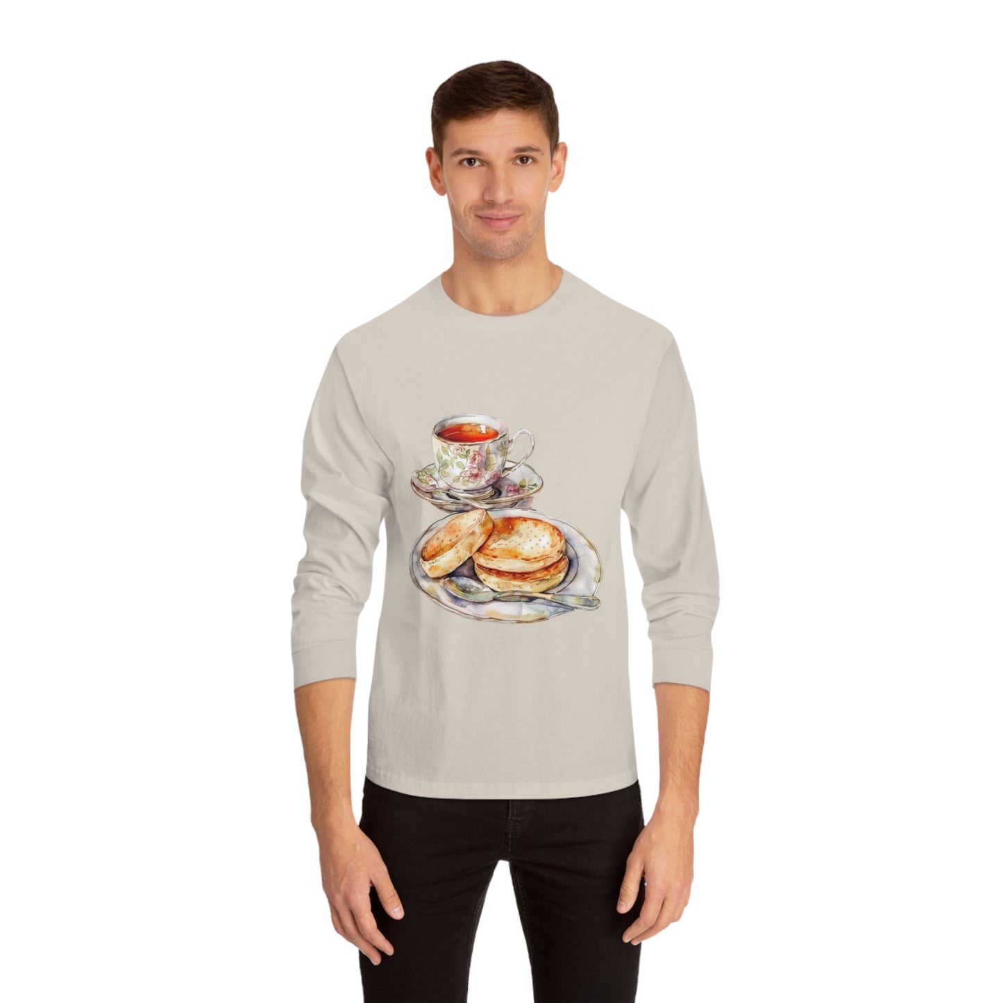 Unisex Classic Long Sleeve T-Shirt - British Food - Traditional Dishes and Culinary Delights
