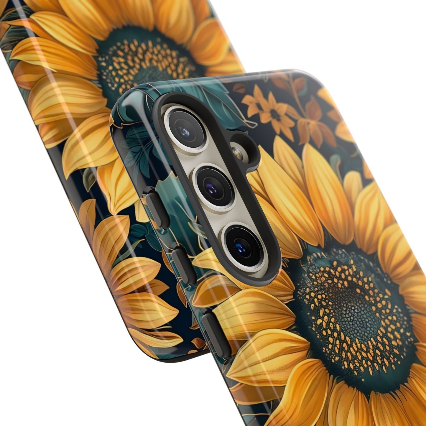 Sunflower Phone Case - Bright Floral Design, Stylish Tough Cover for Sunflower Lovers, Gift for Plant Enthusiasts, Mom Gift, Nature Lovers