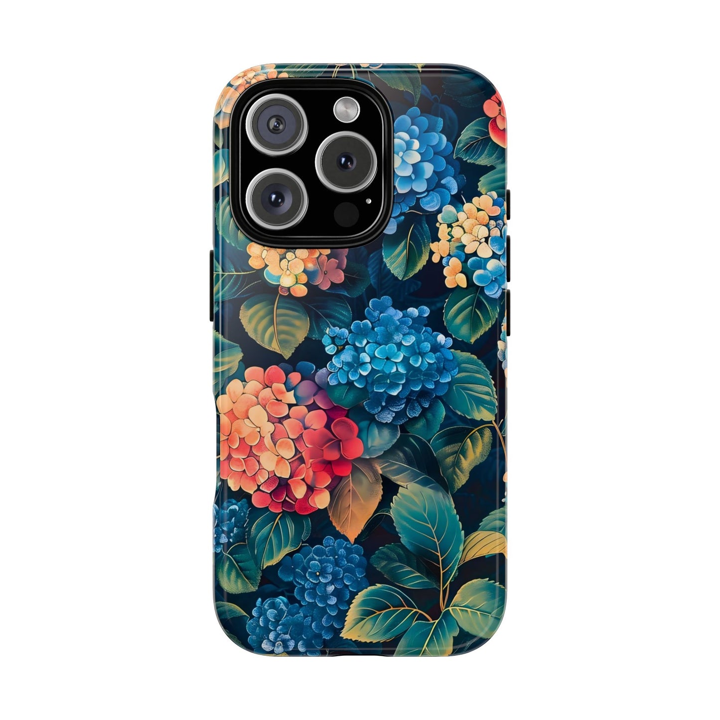 Floral Tough Phone Case, Durable Smartphone Cover, Flower Design, Gift for Her, Stylish Protection