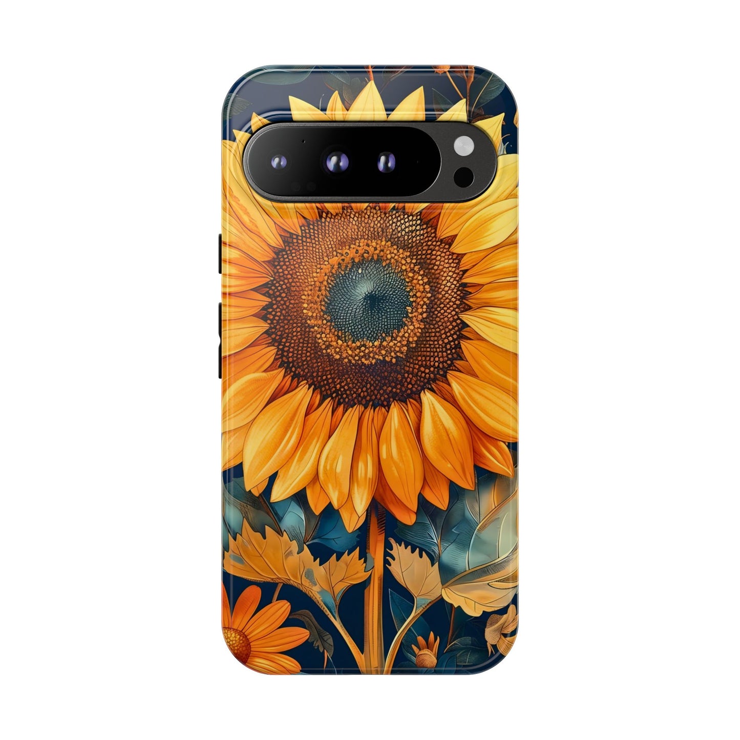 Sunflower Phone Case - Floral Design for Nature Lovers, Cute Spring Accessory, Gift for Her, Eco-Friendly Cover