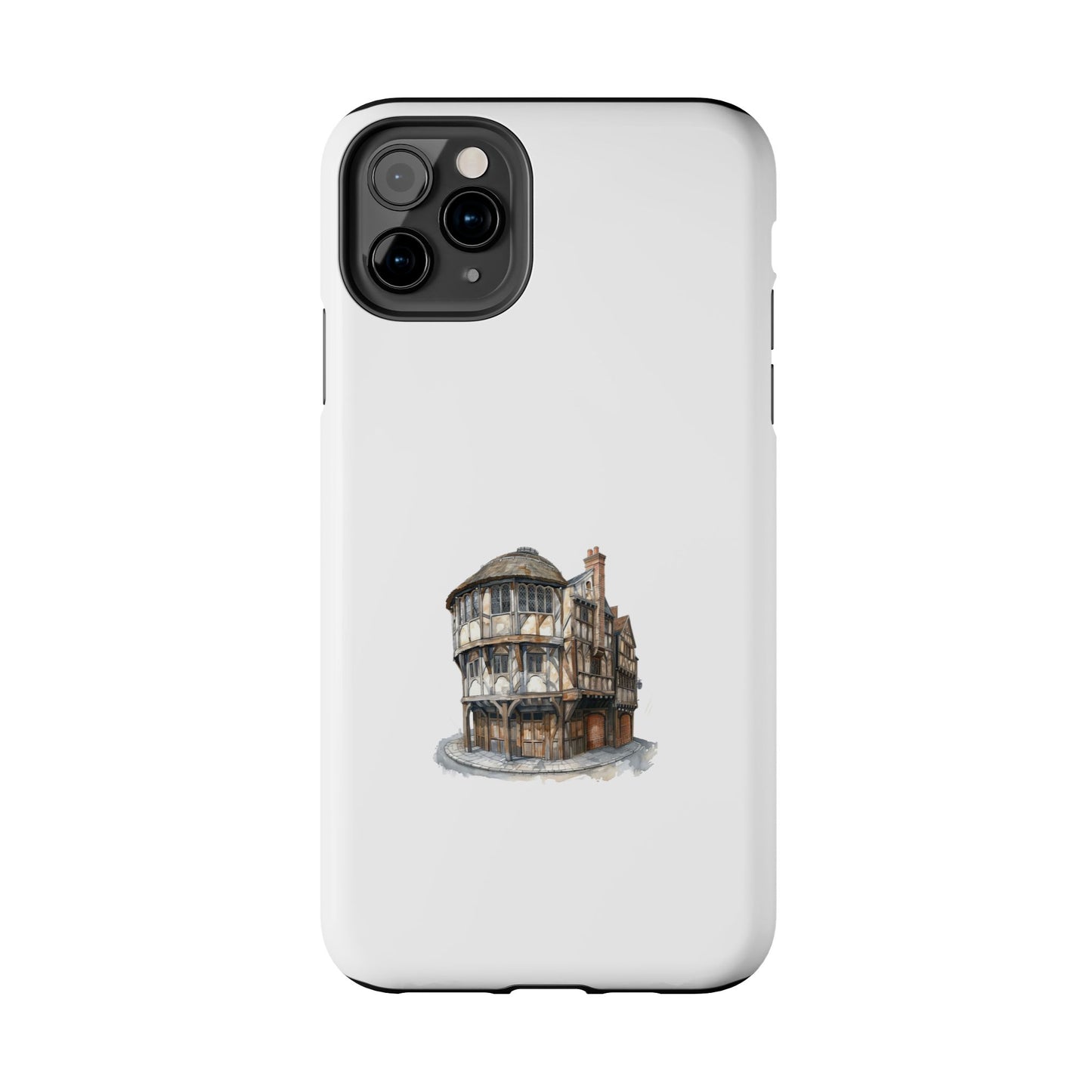 Artistic Tough Phone Case - Vintage Architectural Design