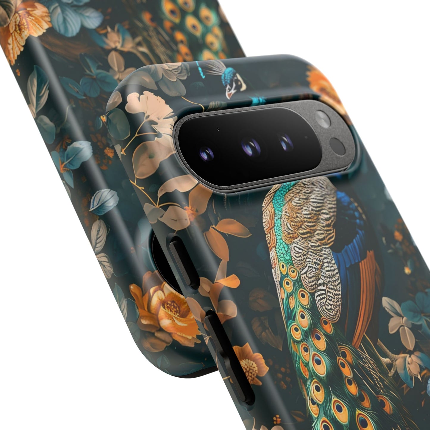 Peacock Phone Case - Elegant Floral Design, Tough Case for Protection, Unique Gift for Nature Lovers, Stylish Accessory, Eco-Friendly