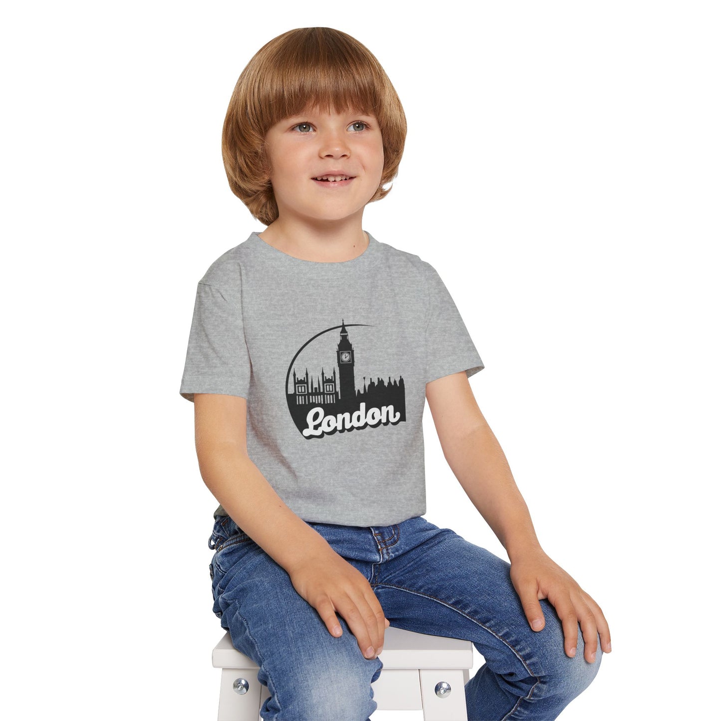 Toddler T-Shirt featuring London Skyline Design - Lovely London - Perfect for Little Travelers