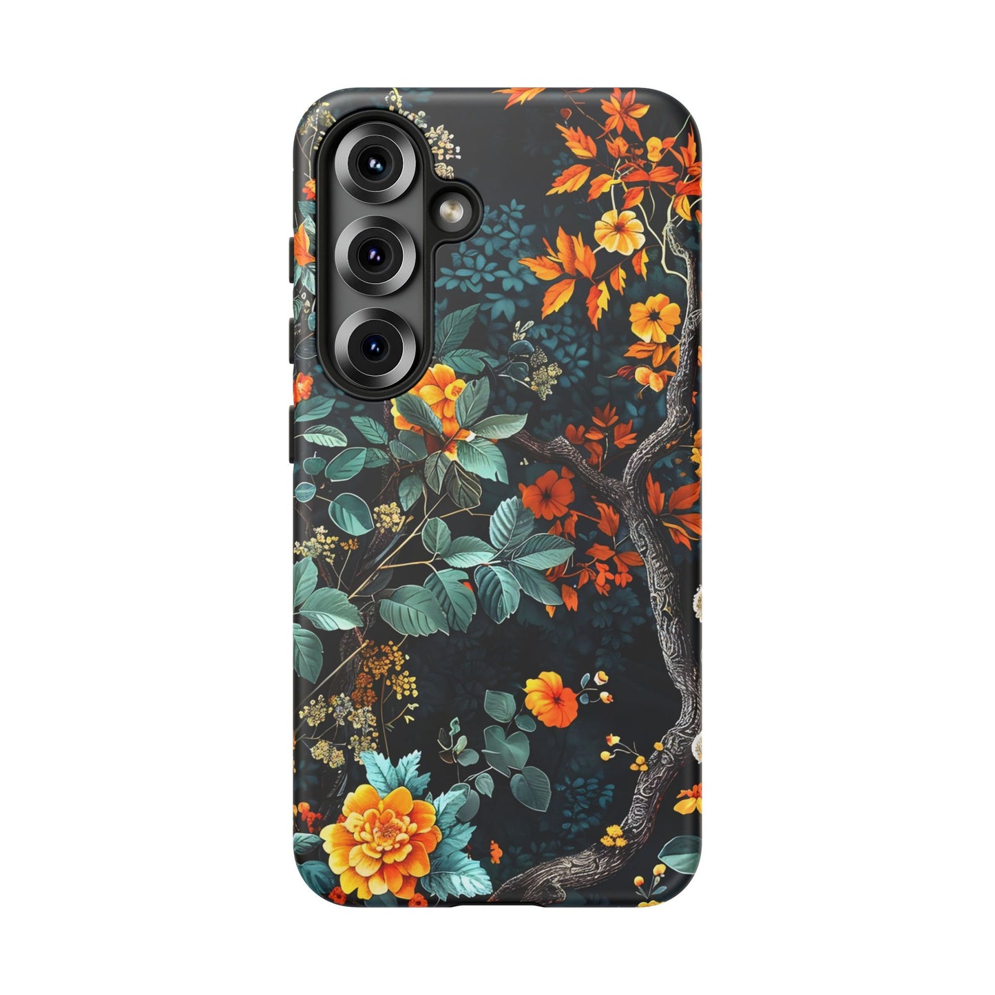 Floral Phone Case | Tough Cases, Protective Cover, Gift for Her, Autumn Vibes, Floral Phone Accessory, Unique Design