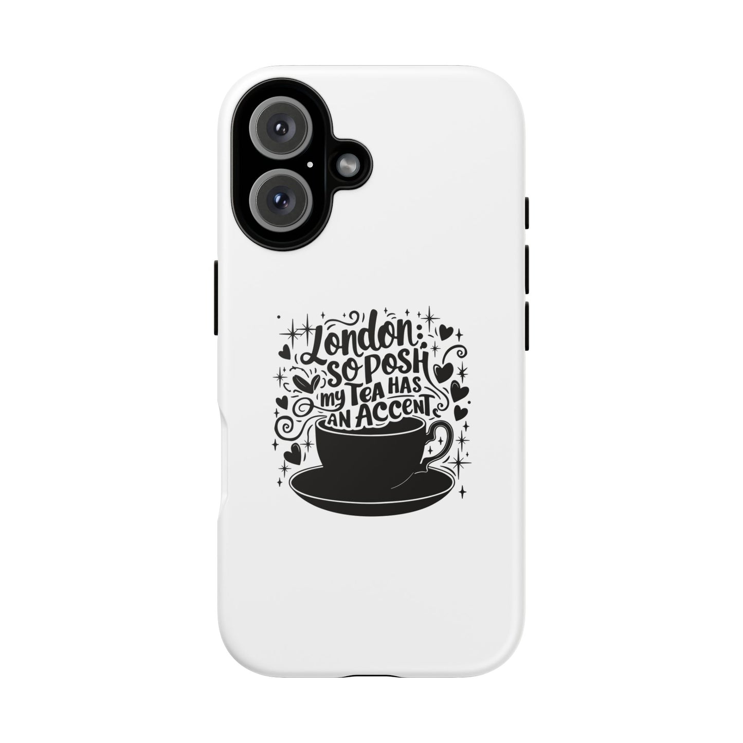 Posh Tea iPhone Case - London Accent Design