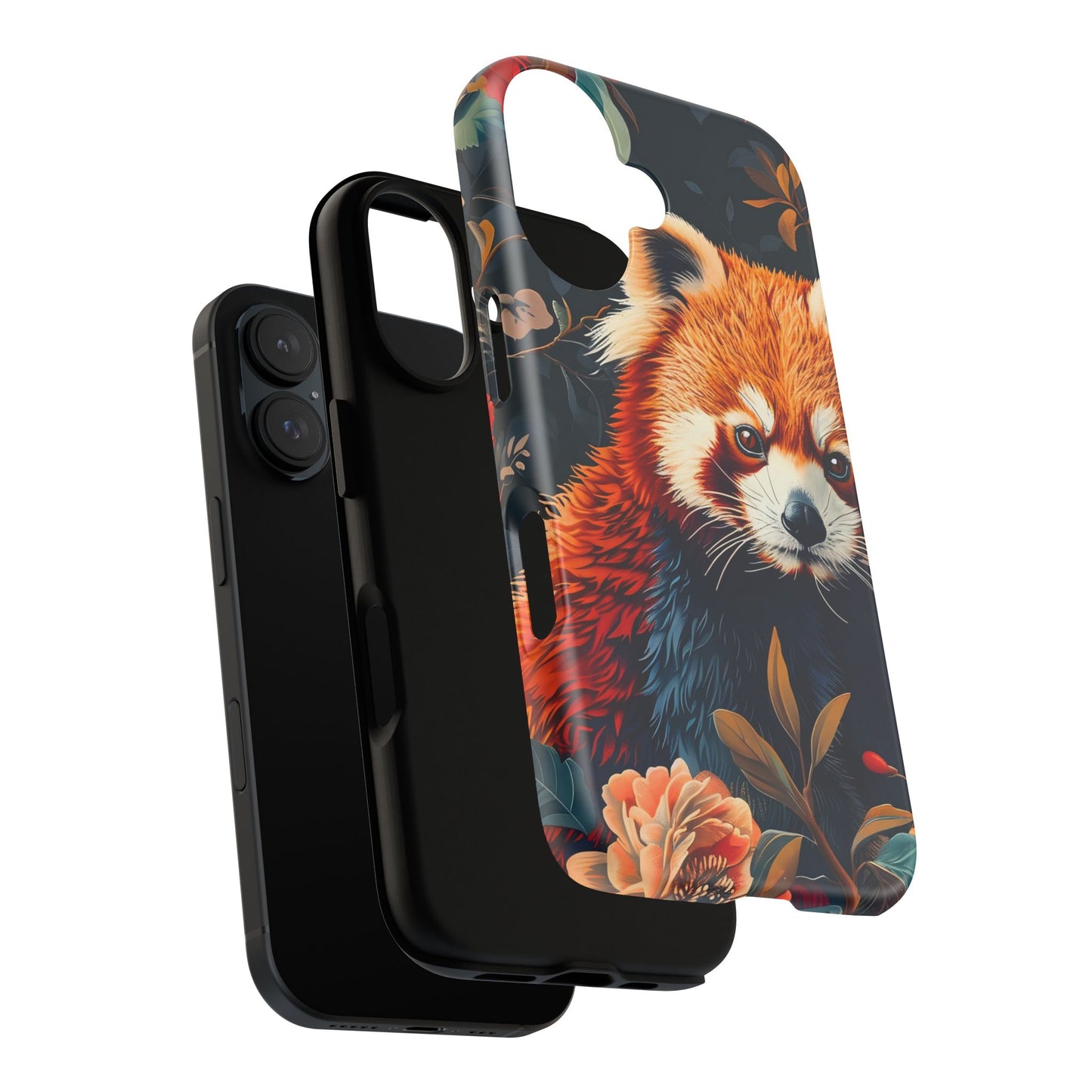 Cute Red Panda Phone Case, Wildlife Lover Gift, Tough Cases for iPhone, Nature-Themed Phone Cover, Animal Art Shell, Cute Tech Accessories