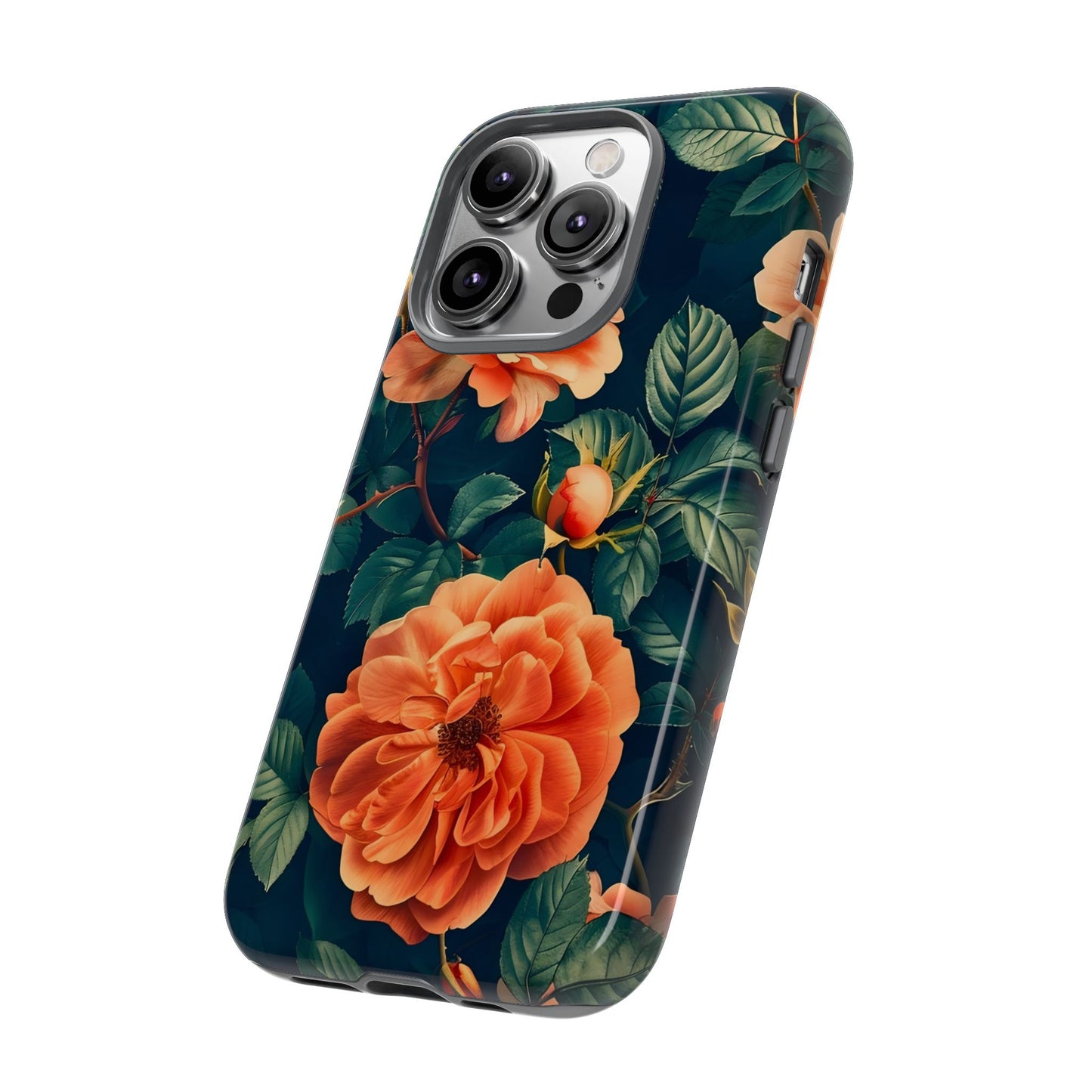 Floral Phone Case, Tough Cases for Nature Lovers, Botanical Design, Phone Protection, Gift for Her, Trending Floral Accessories