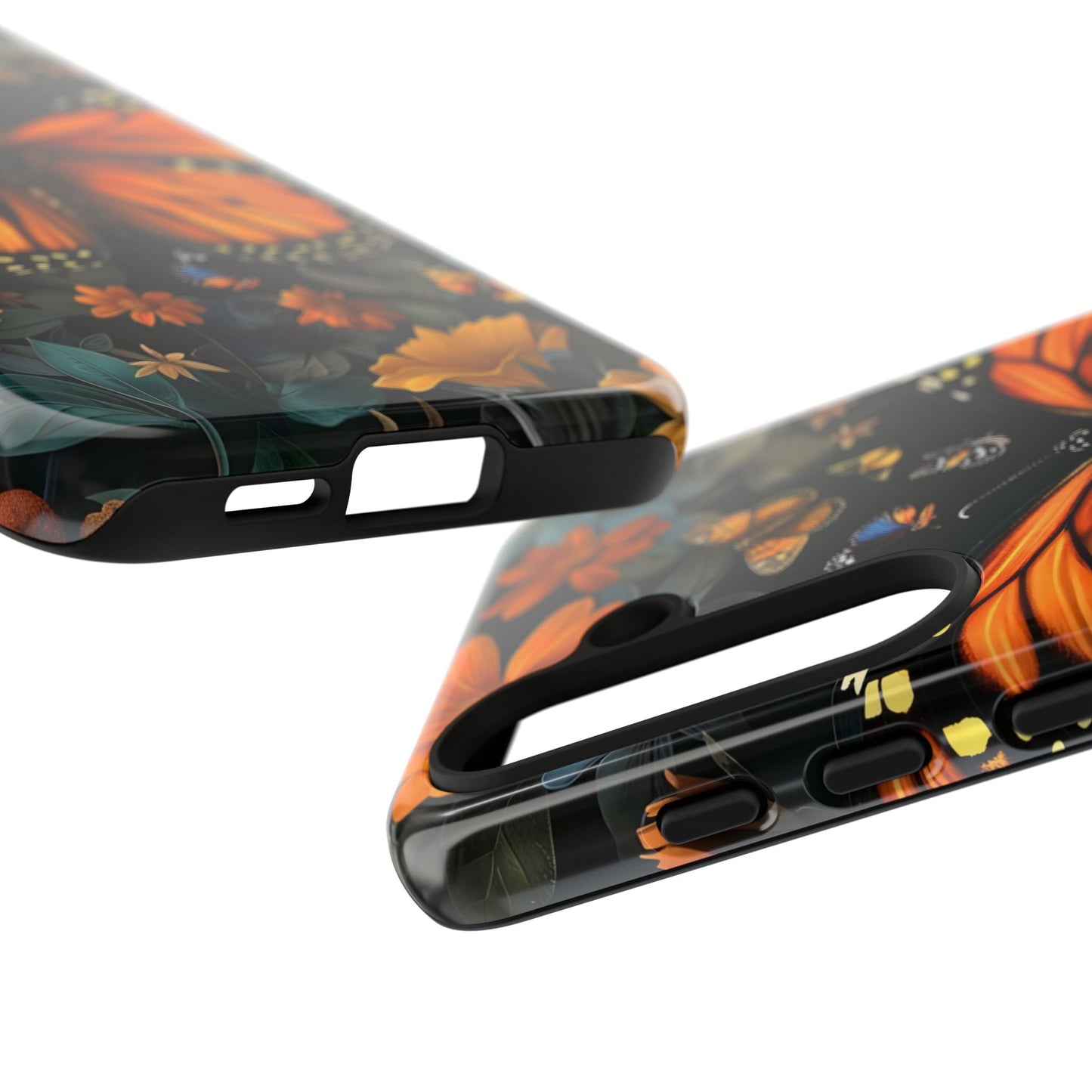 Monarch Butterfly Phone Case, Tough Cases, Nature Lover Gift, Floral Mobile Cover, Eco-Friendly Phone Accessory, Butterfly Design