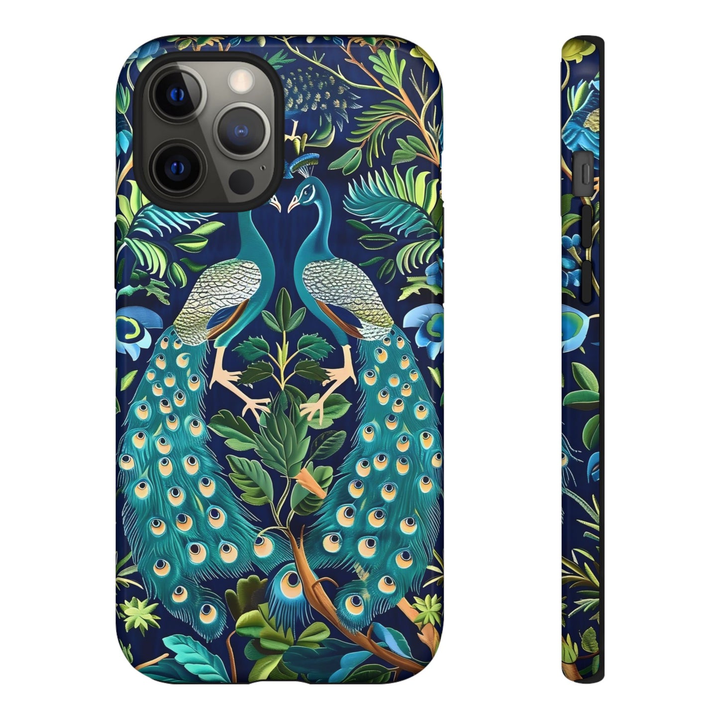 Peacock Tough Phone Case - Colorful Protective Cover, Nature Lover Gift, Stylish Accessory for Celebrations