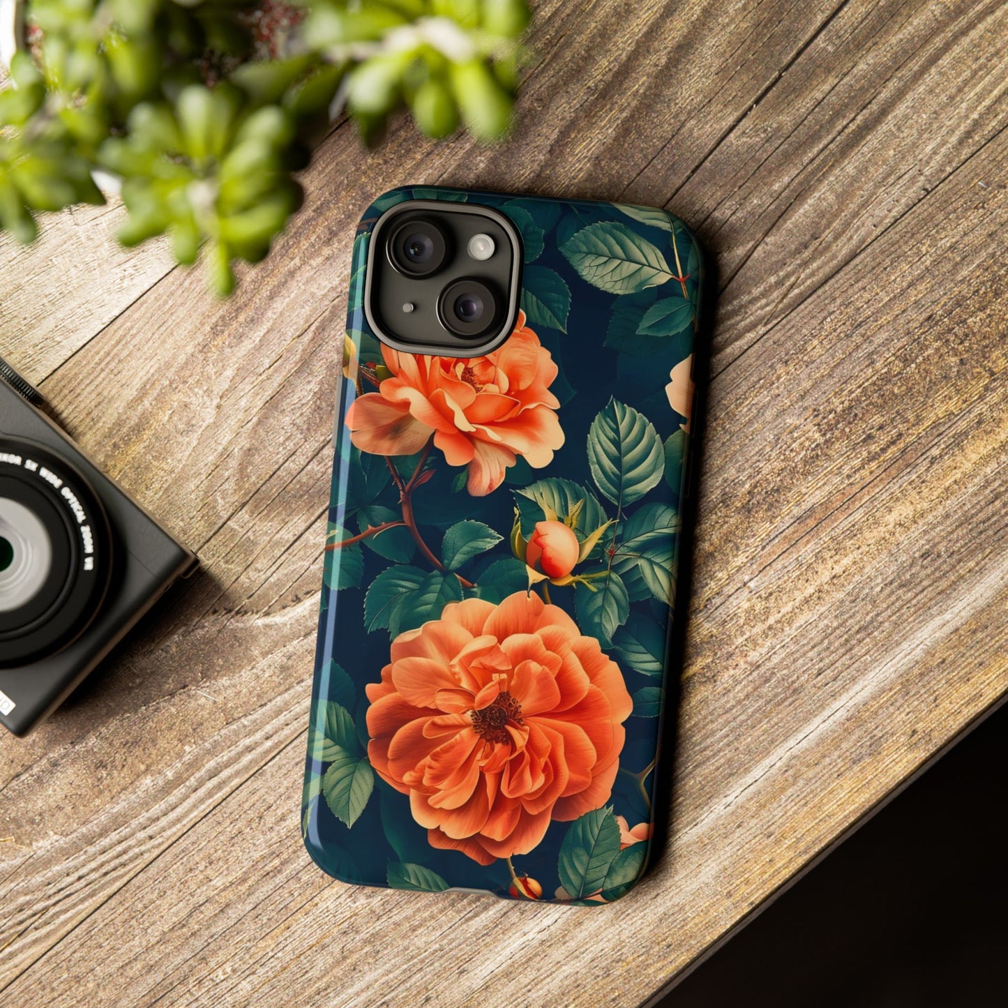 Floral Phone Case, Tough Cases for Nature Lovers, Botanical Design, Phone Protection, Gift for Her, Trending Floral Accessories