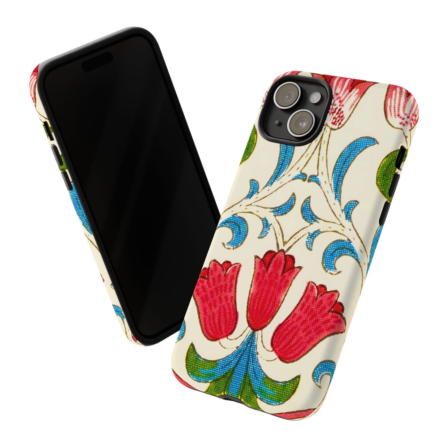 Floral Phone Case - Tough Cases | Stylish Protection, Gift for Her, Boho Phone Cover, Spring Accessory, Cute Tech