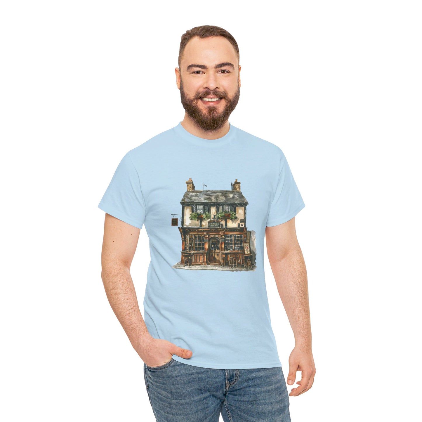 Vintage British House - Classy Unisex Heavy Cotton T-Shirt