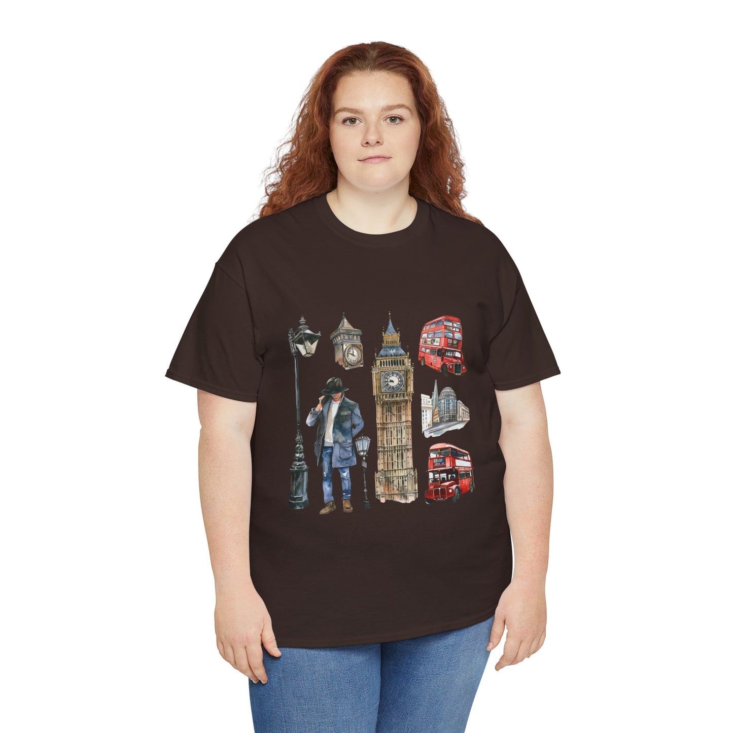 Unisex Heavy Cotton Tee - Classic England - A Collection of Iconic Imagery