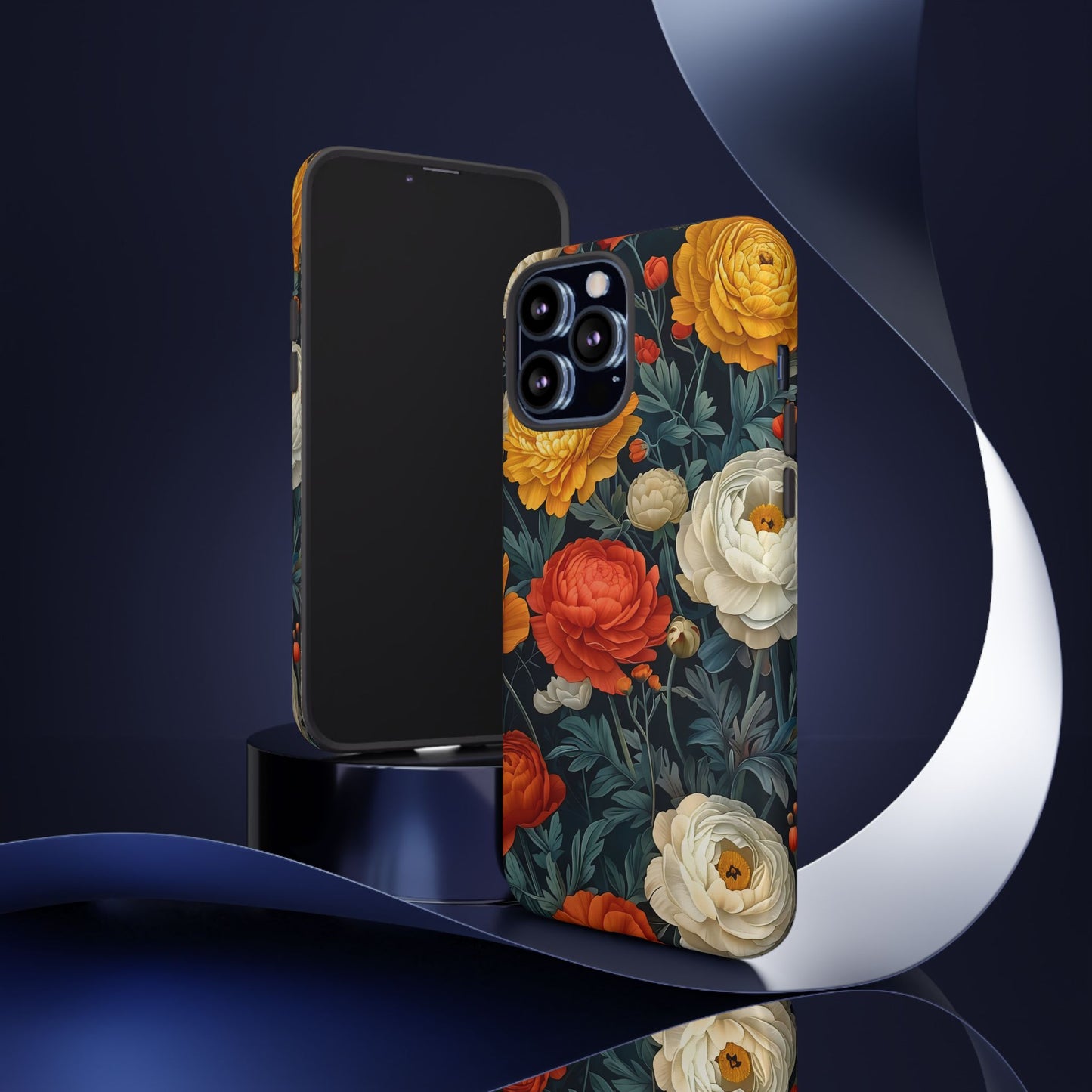 Floral Tough Case for Phones | Durable Floral Phone Cover, Boho Chic, Unique Gift for Her, Phone Protection, Flower Design