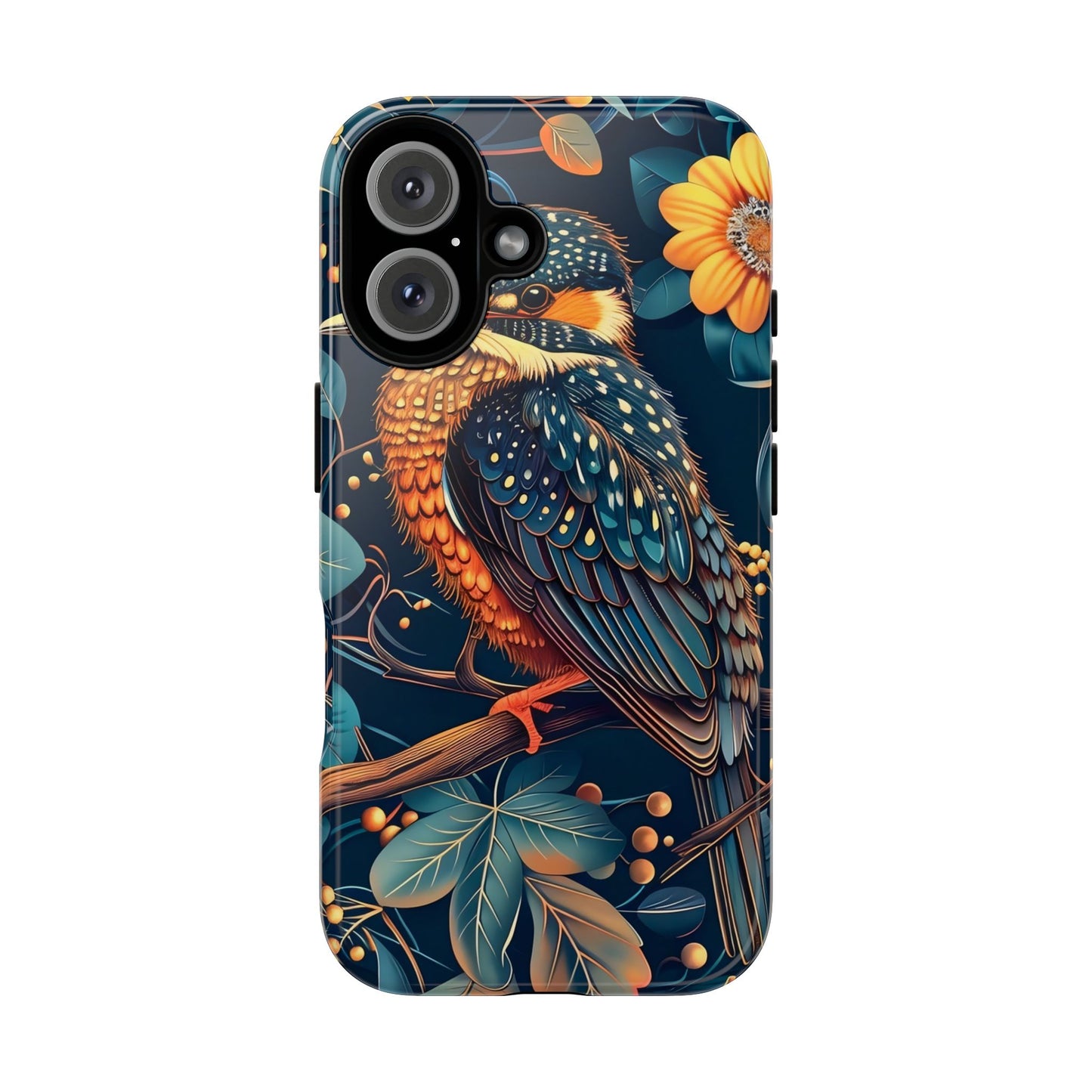 Nature-Inspired Phone Case | Artistic Bird Design | Tough Cases for Nature Lovers, Unique Gift, Eco-Friendly, Wildlife Decor